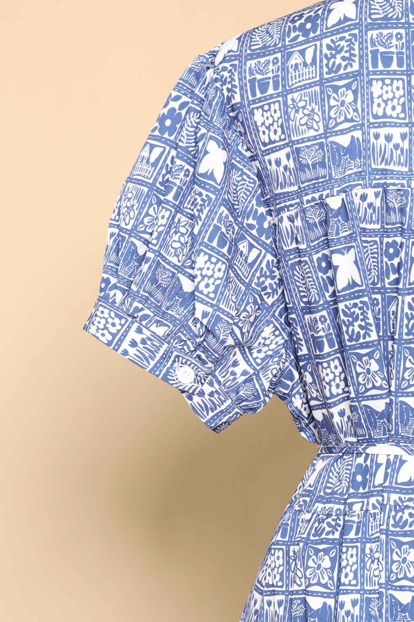 PO - Fifi Dress in Blue Mirage