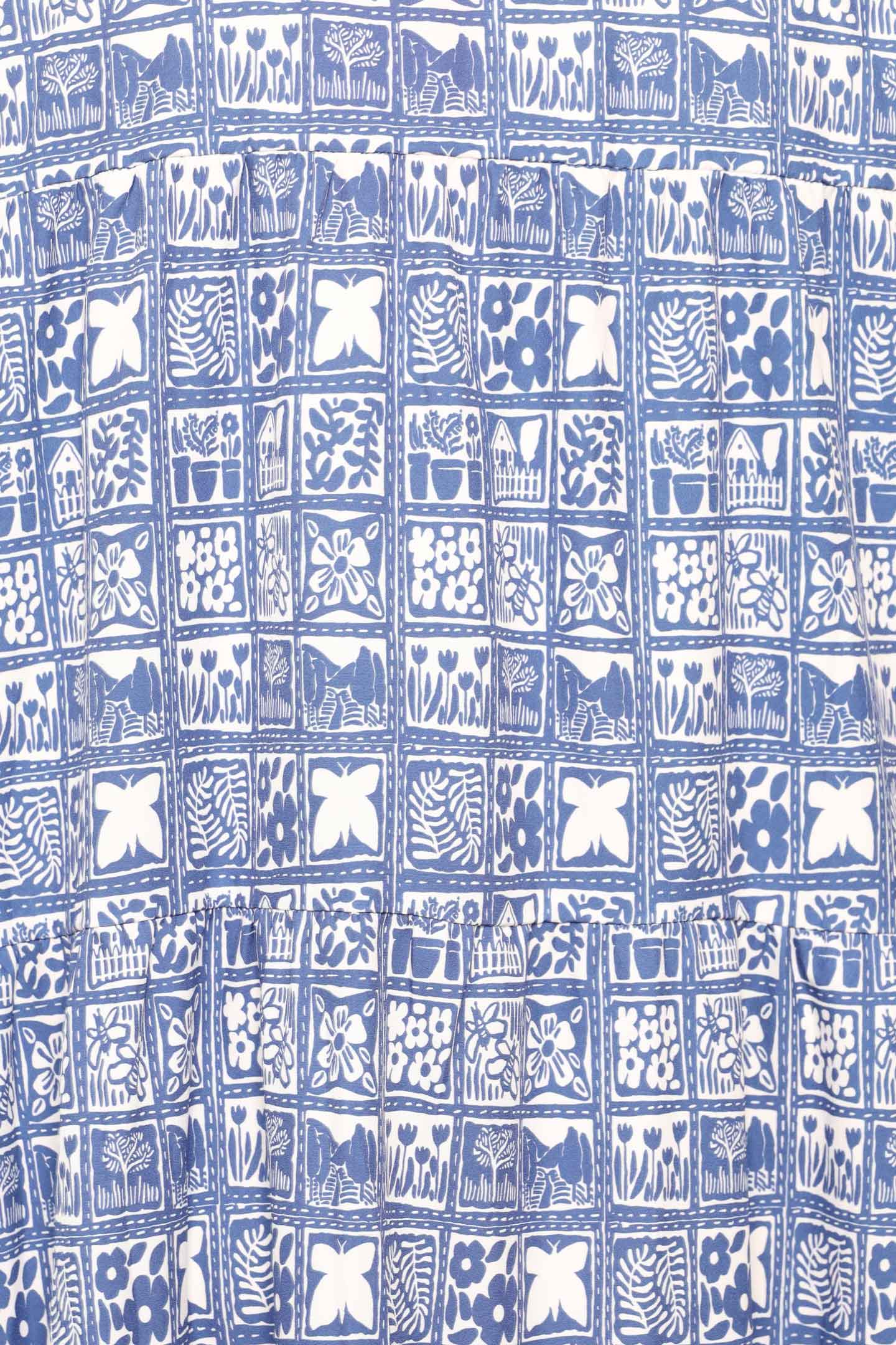 PO - Fifi Dress in Blue Mirage