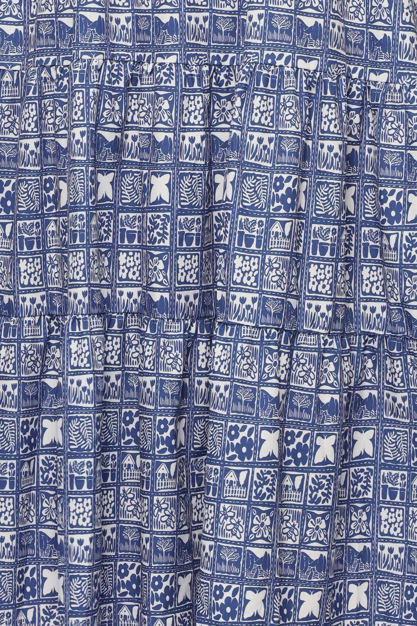 Fifi Dress in Blue Mirage