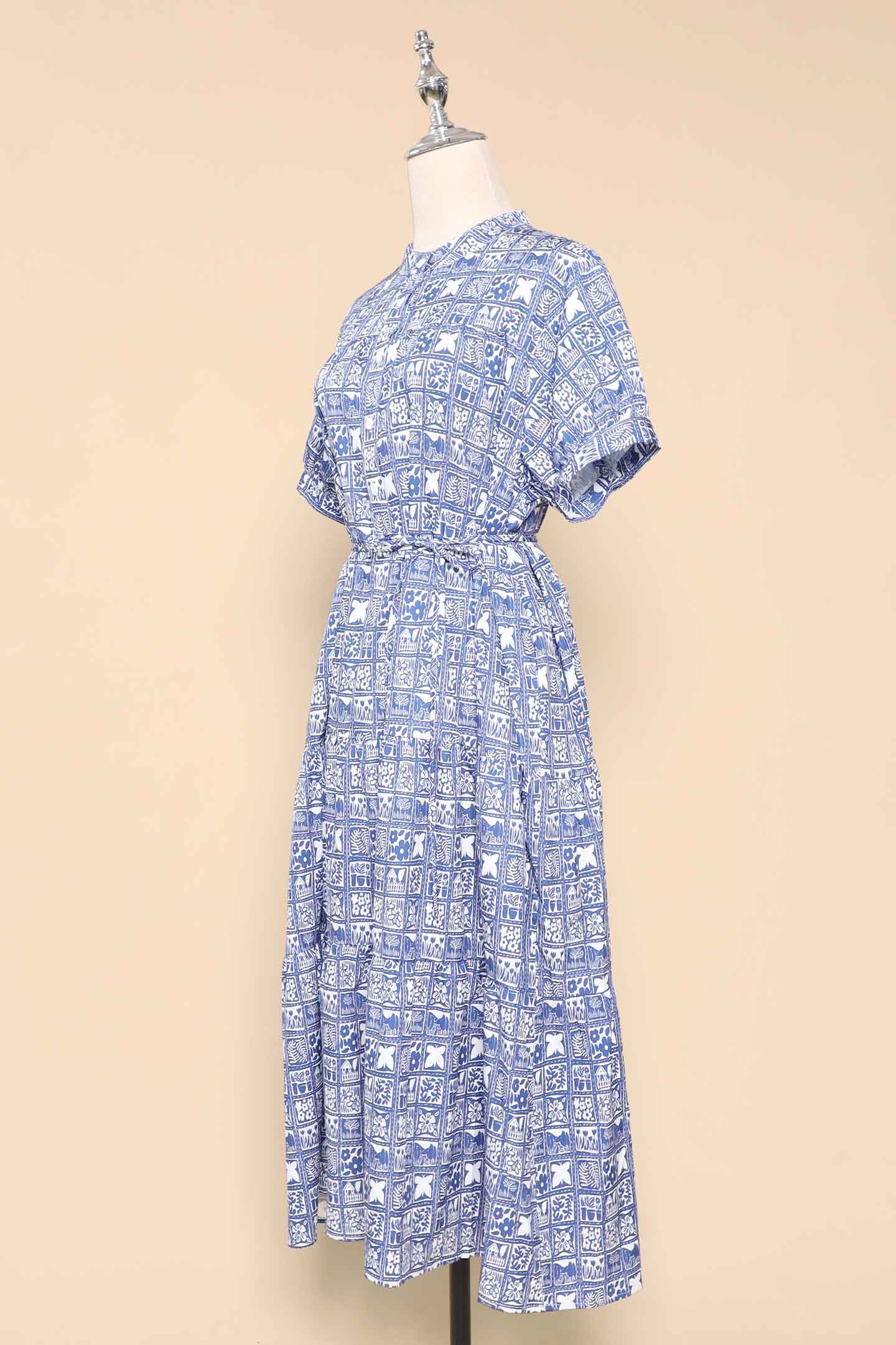 PO - Fifi Dress in Blue Mirage