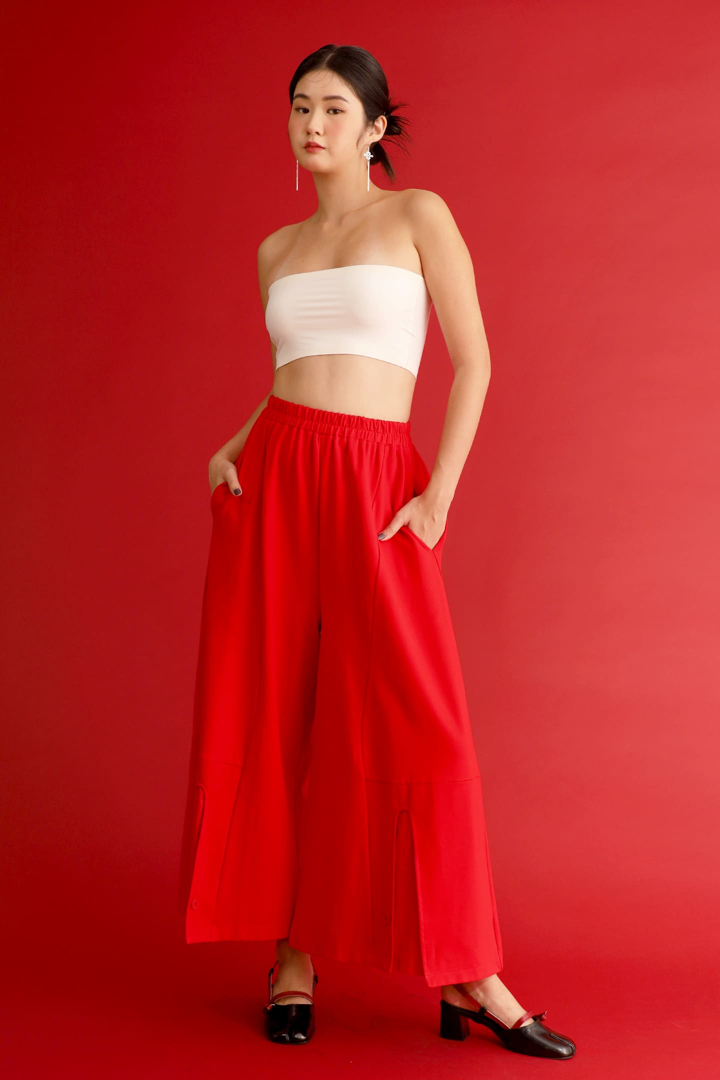 CHOSEN - Fortune Rise Pants in Red