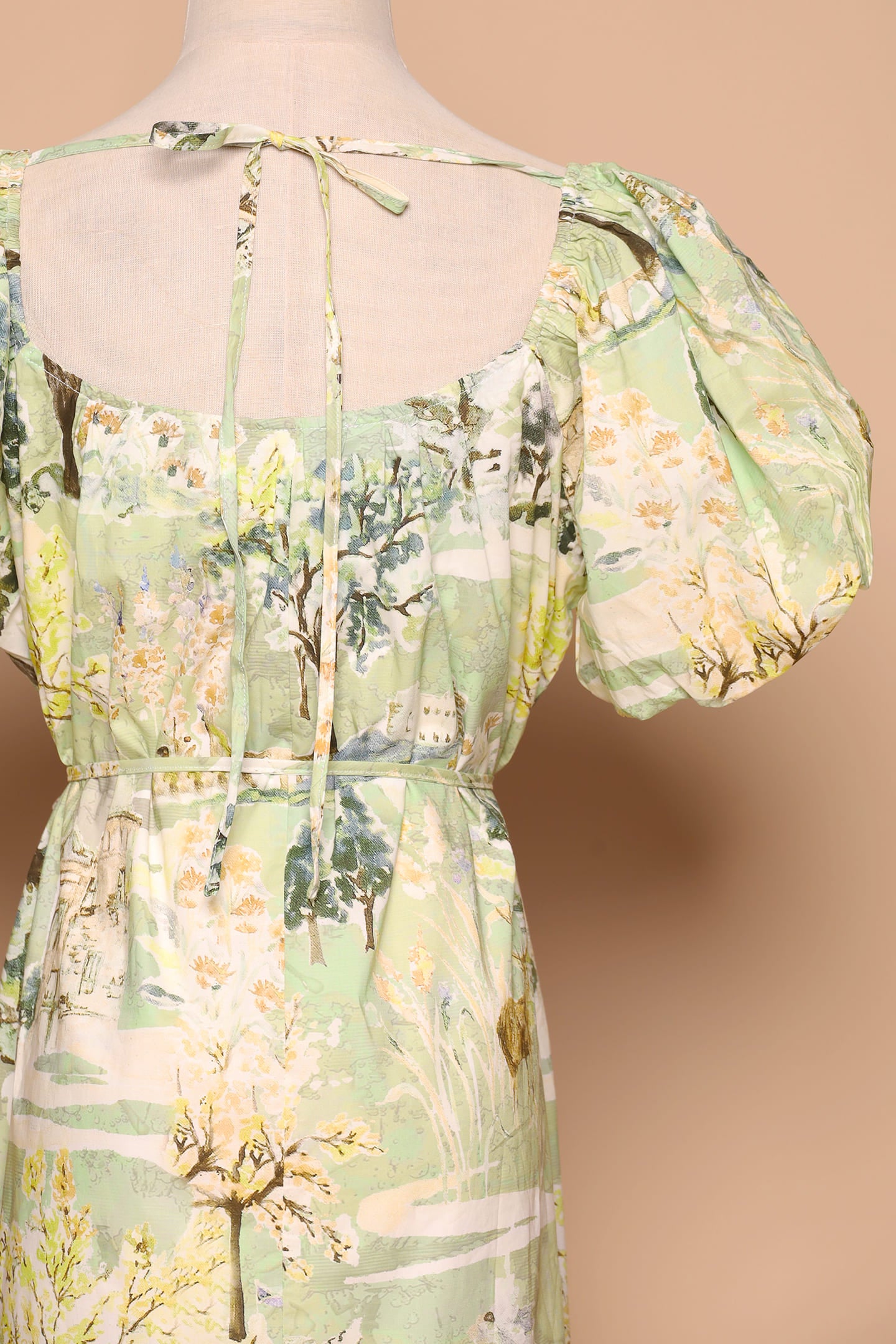 PO - Frankie Dress in Green Scenery