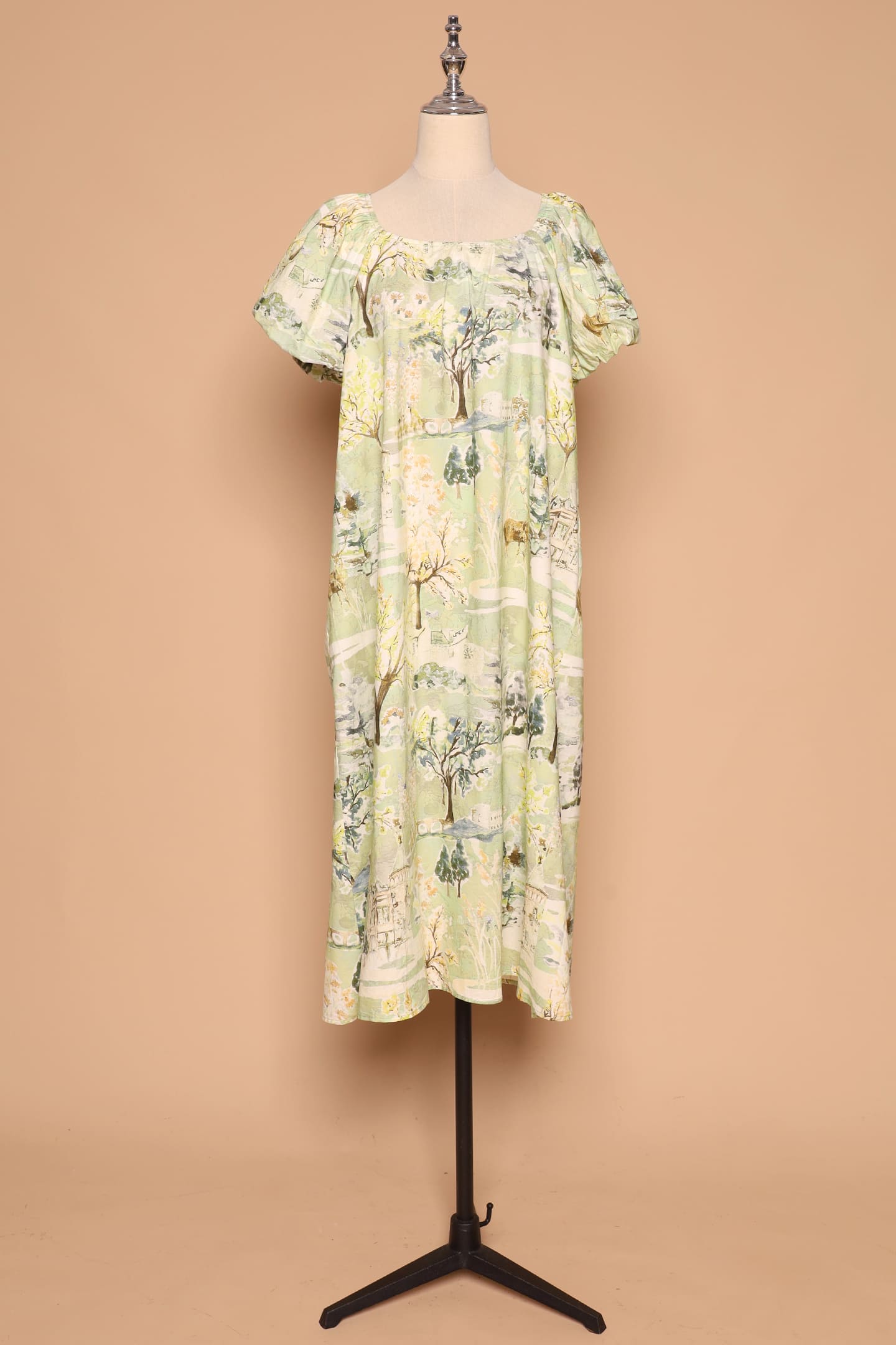 PO - Frankie Dress in Green Scenery