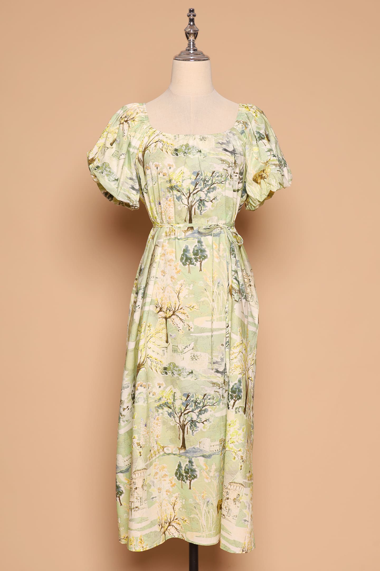 PO - Frankie Dress in Green Scenery