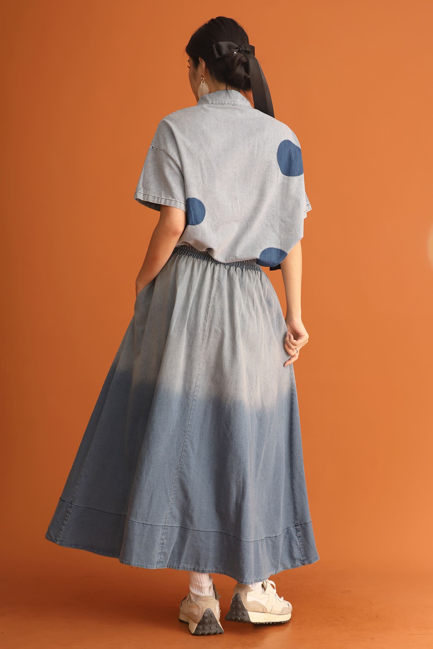CHOSEN - Frontrunner Ombre Denim Skirt