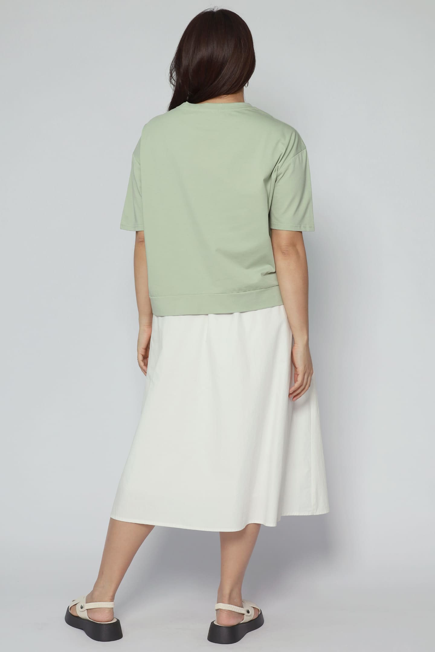 Backorders Easy By TE - Fumika Pocket Top in Mint Green