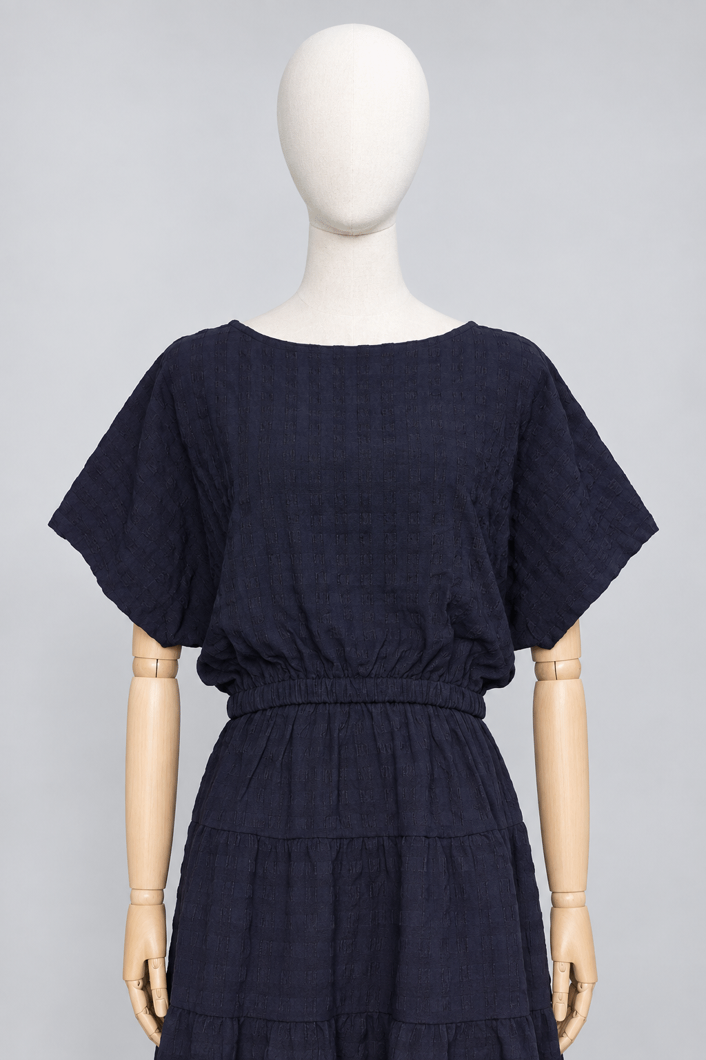 PO - Gem 2 in 1 Blue Textured Top and Skirt Set