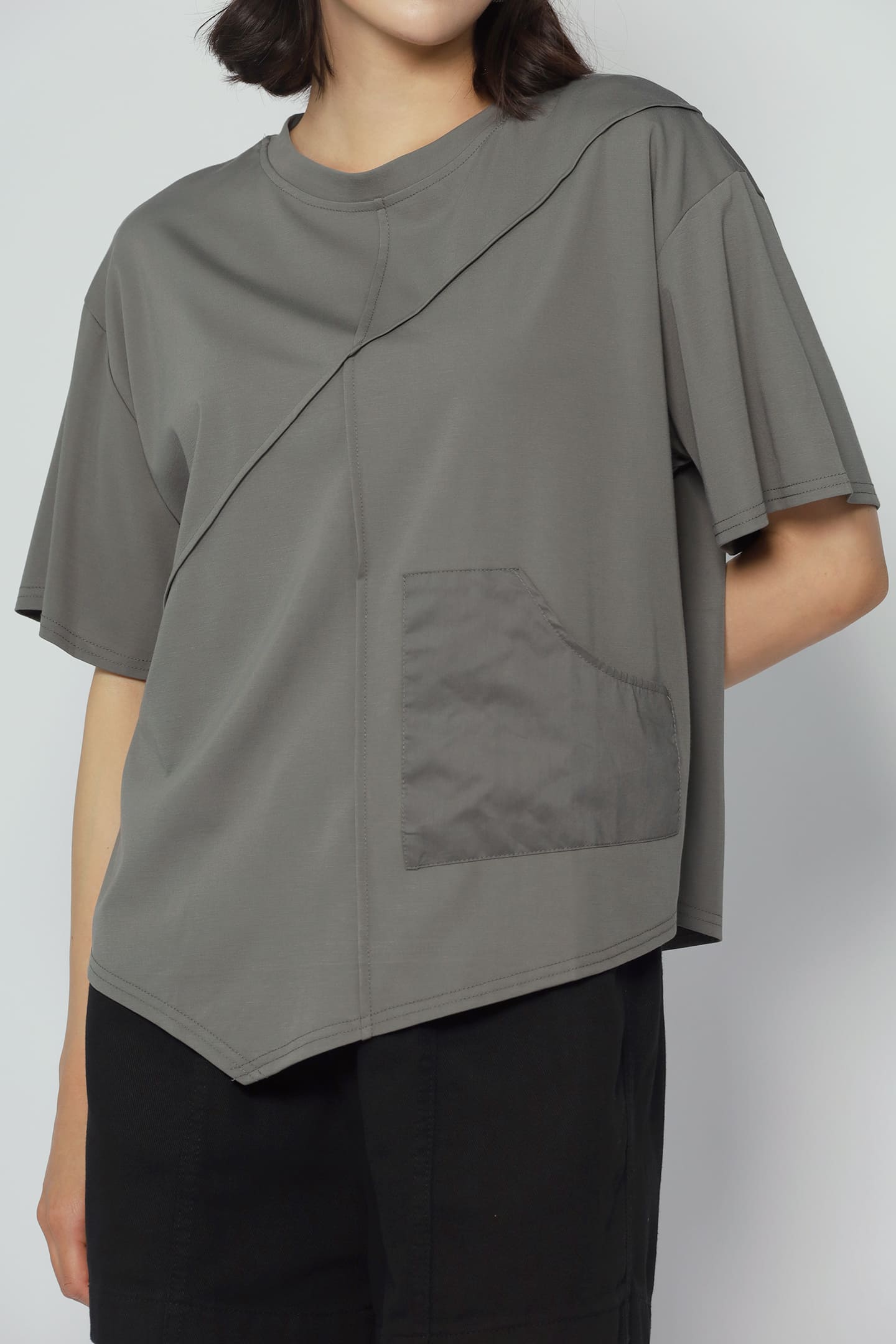 Backorders Easy By TE - Gashi Top in Grey