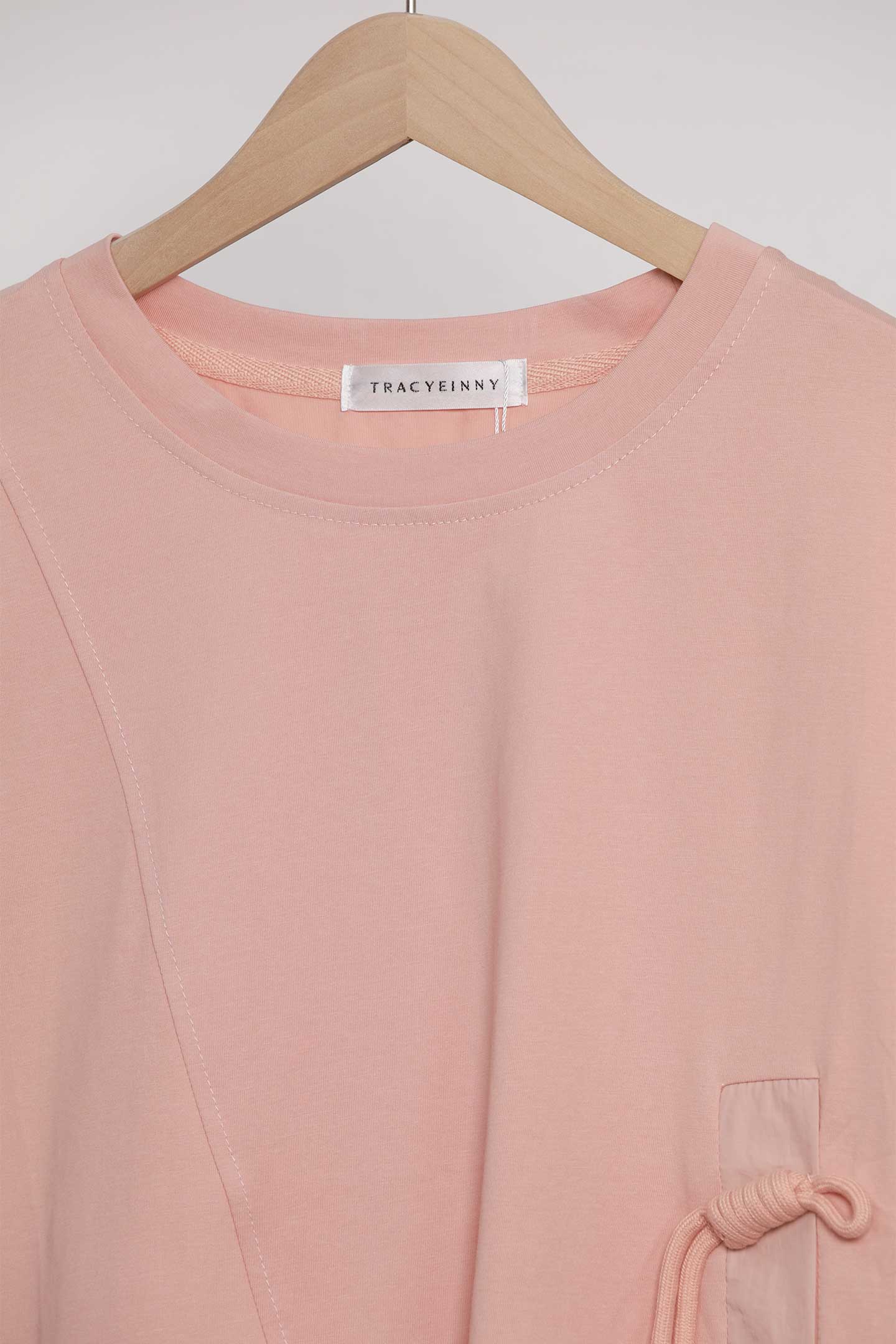 Easy By TE - Germaine Rope Tie Top in Pink