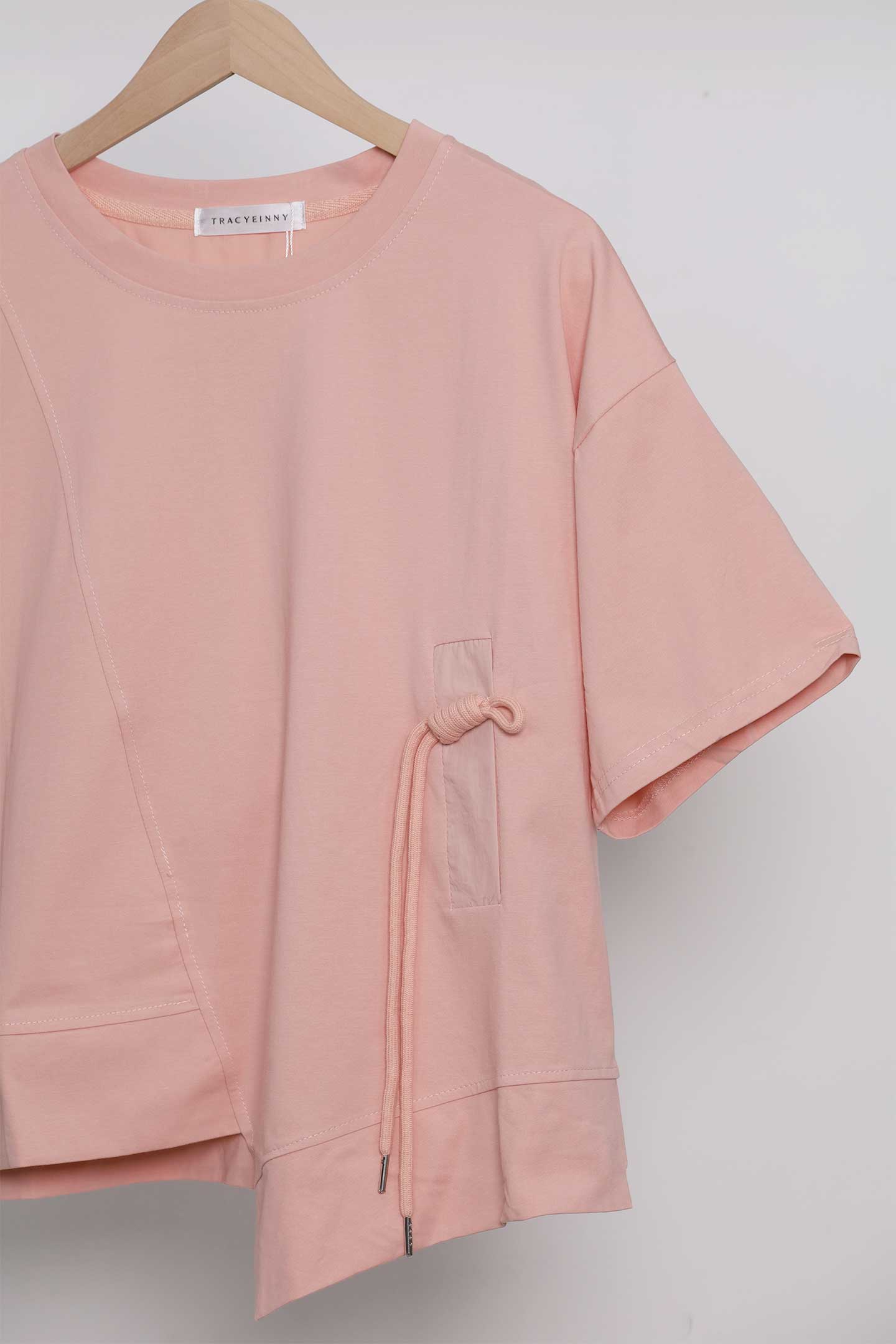 Easy By TE - Germaine Rope Tie Top in Pink