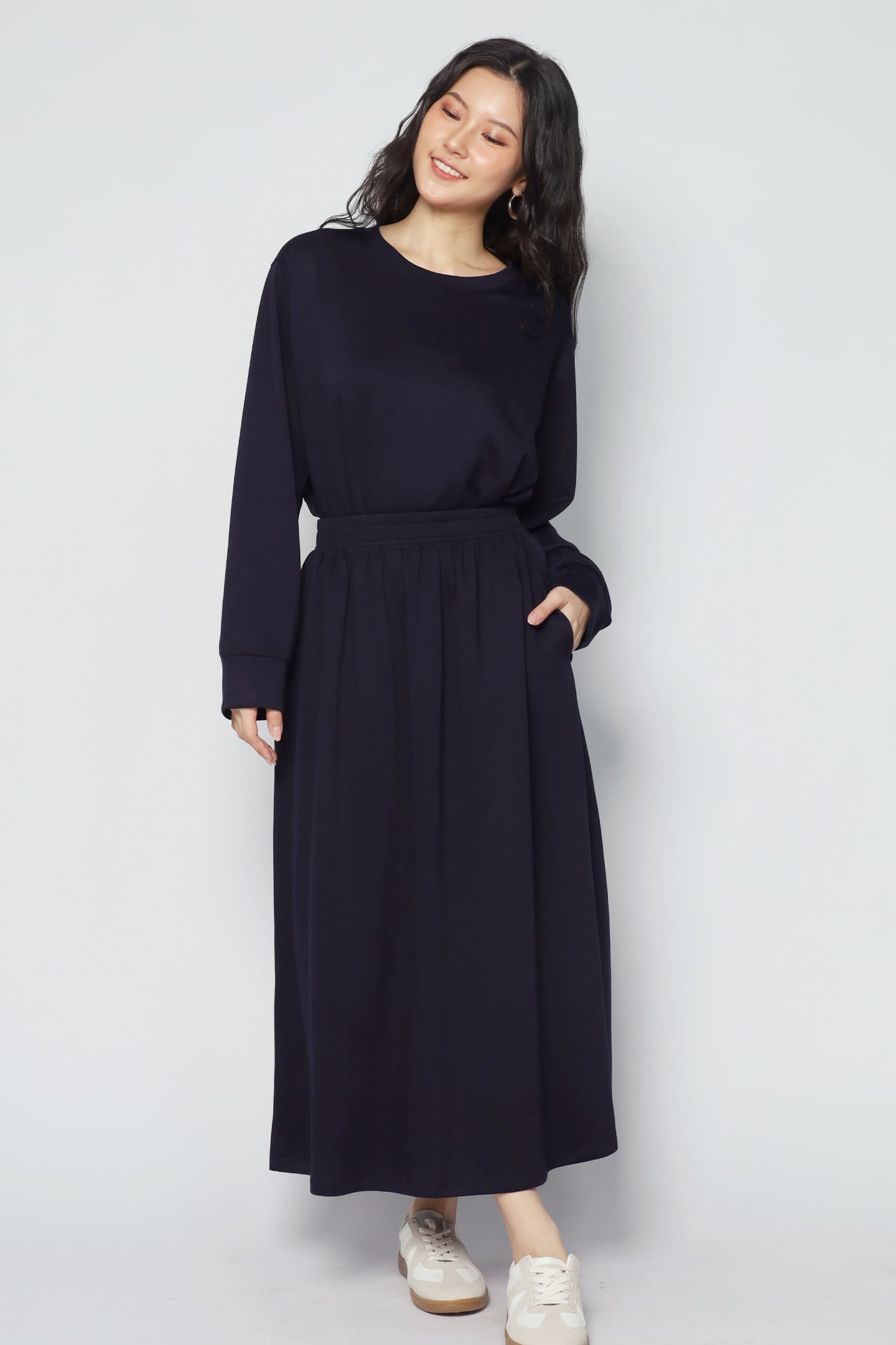 JOY - Getaway 2 in 1 Top and Skirt Set in Navy