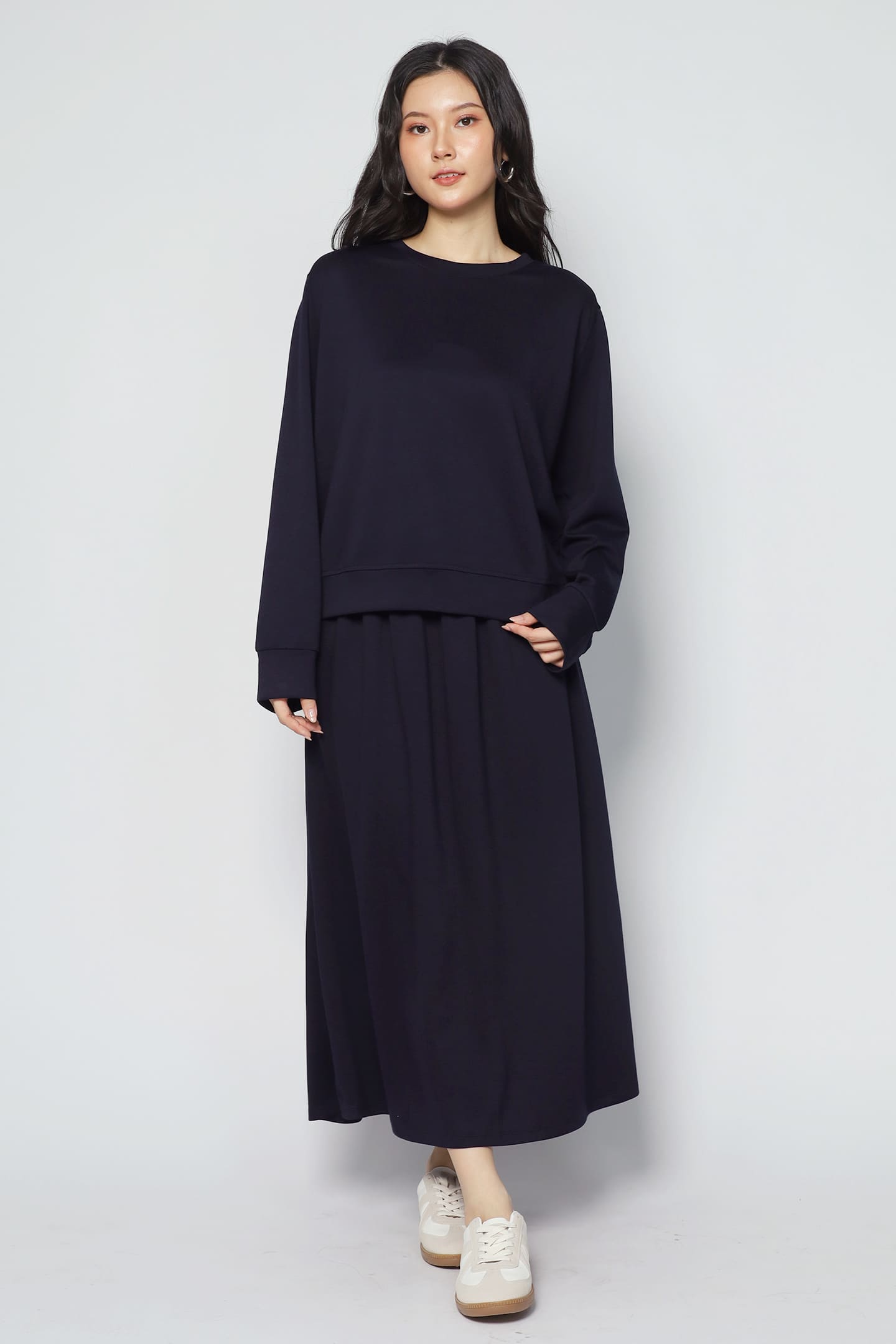 JOY - Getaway 2 in 1 Top and Skirt Set in Navy