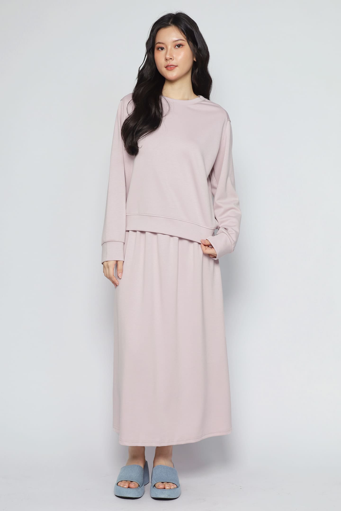 JOY - Getaway 2 in 1 Top and Skirt Set in Pink