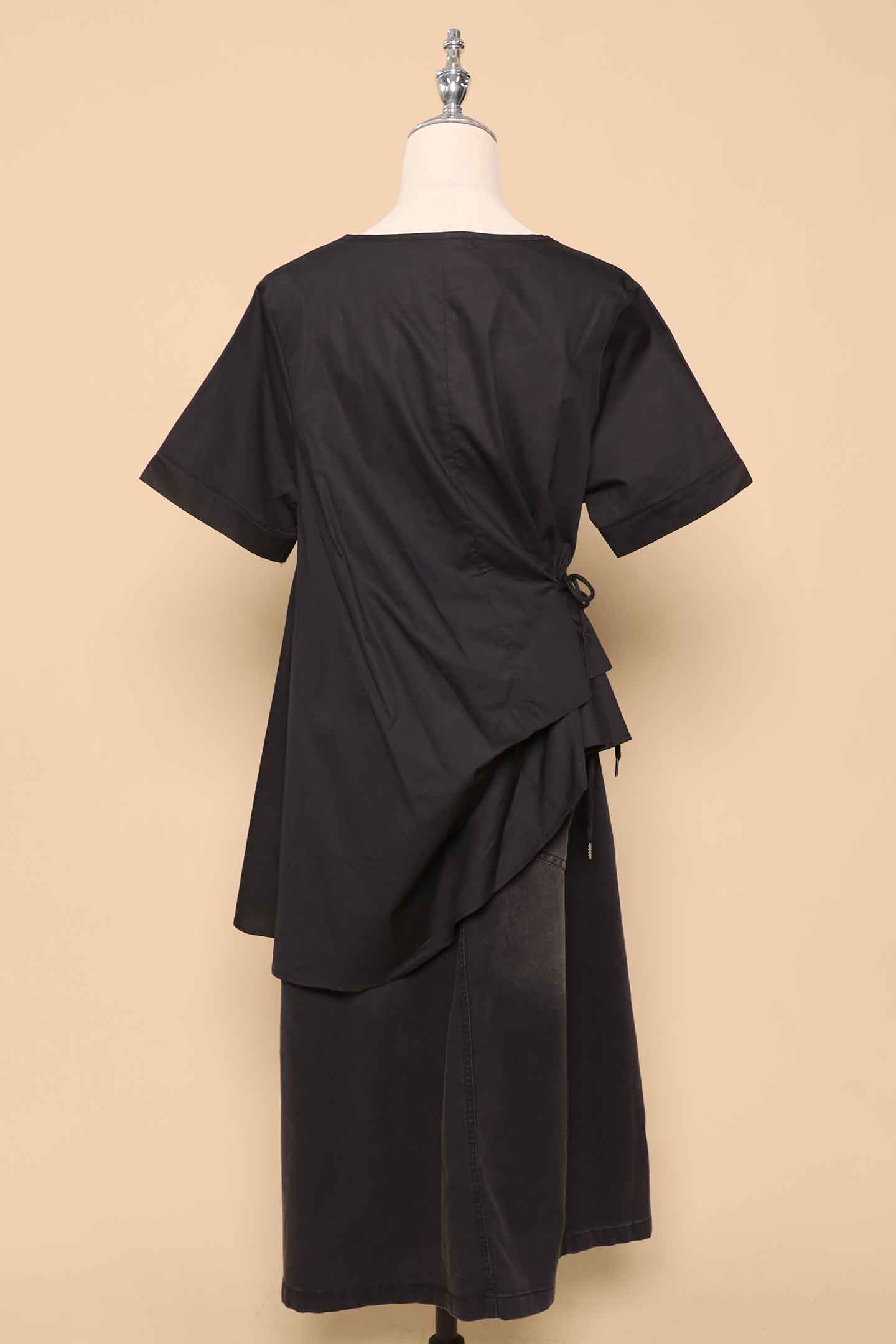 PO - Gia Asymmetrical Top in Black