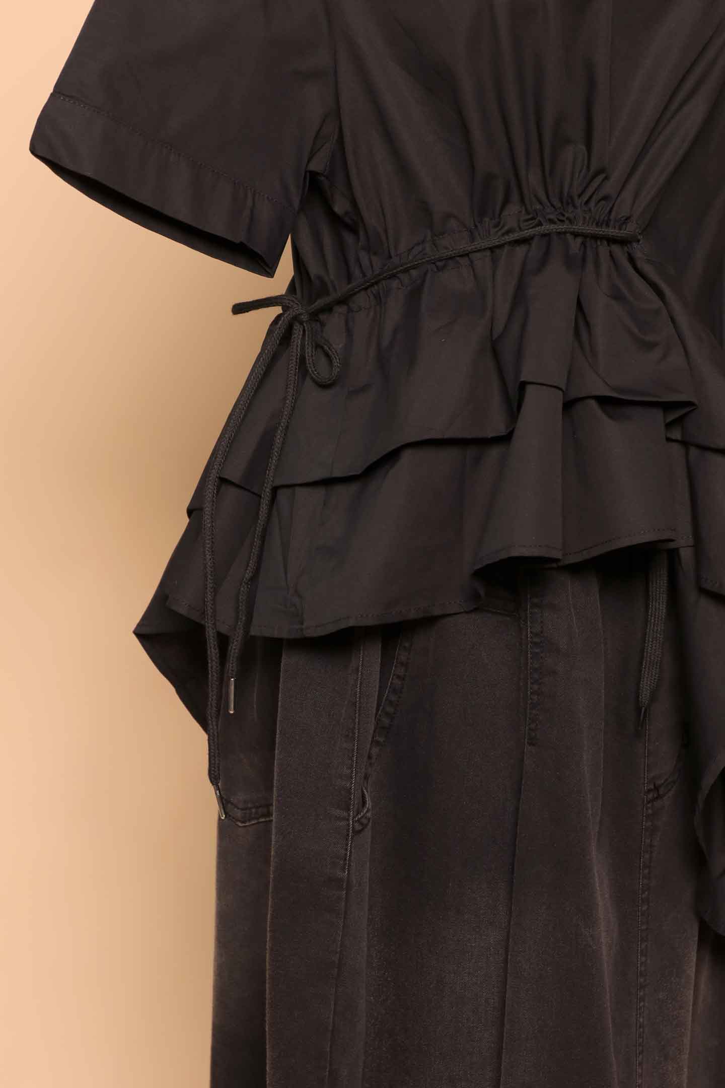 PO - Gia Asymmetrical Top in Black