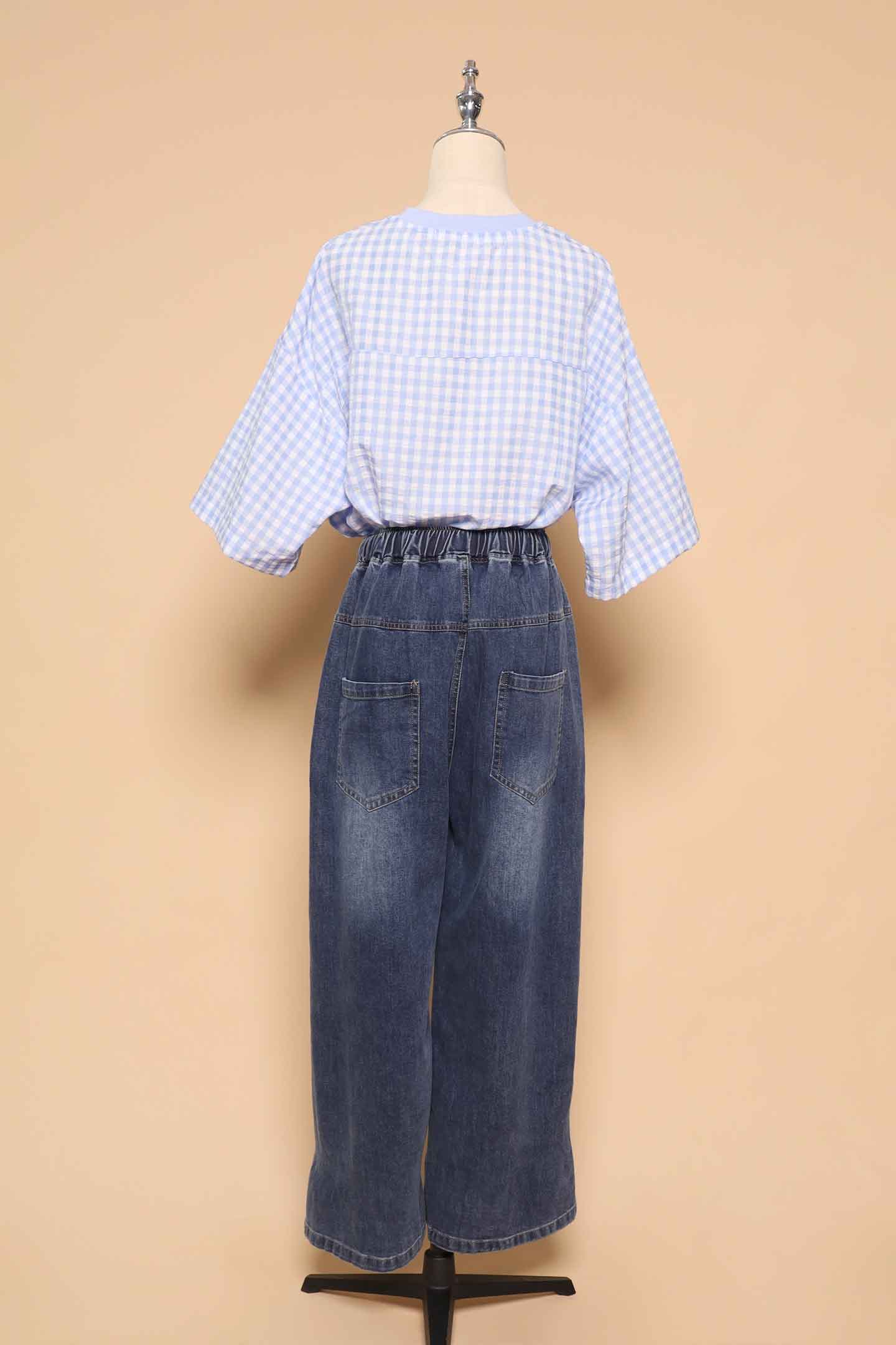 PO - Gingham Kitty Top