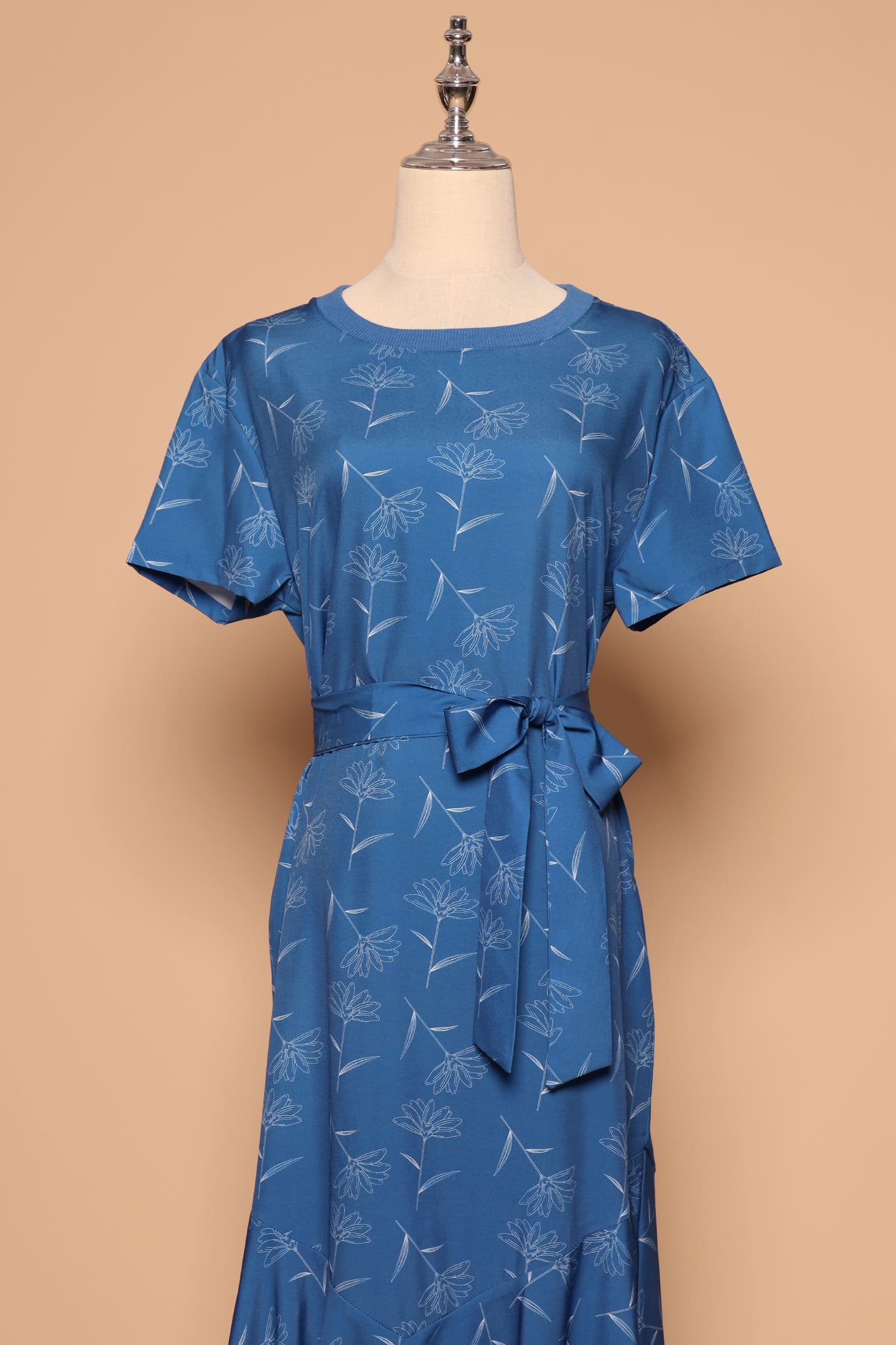 PO - Gisele Dress in Blue Botanic
