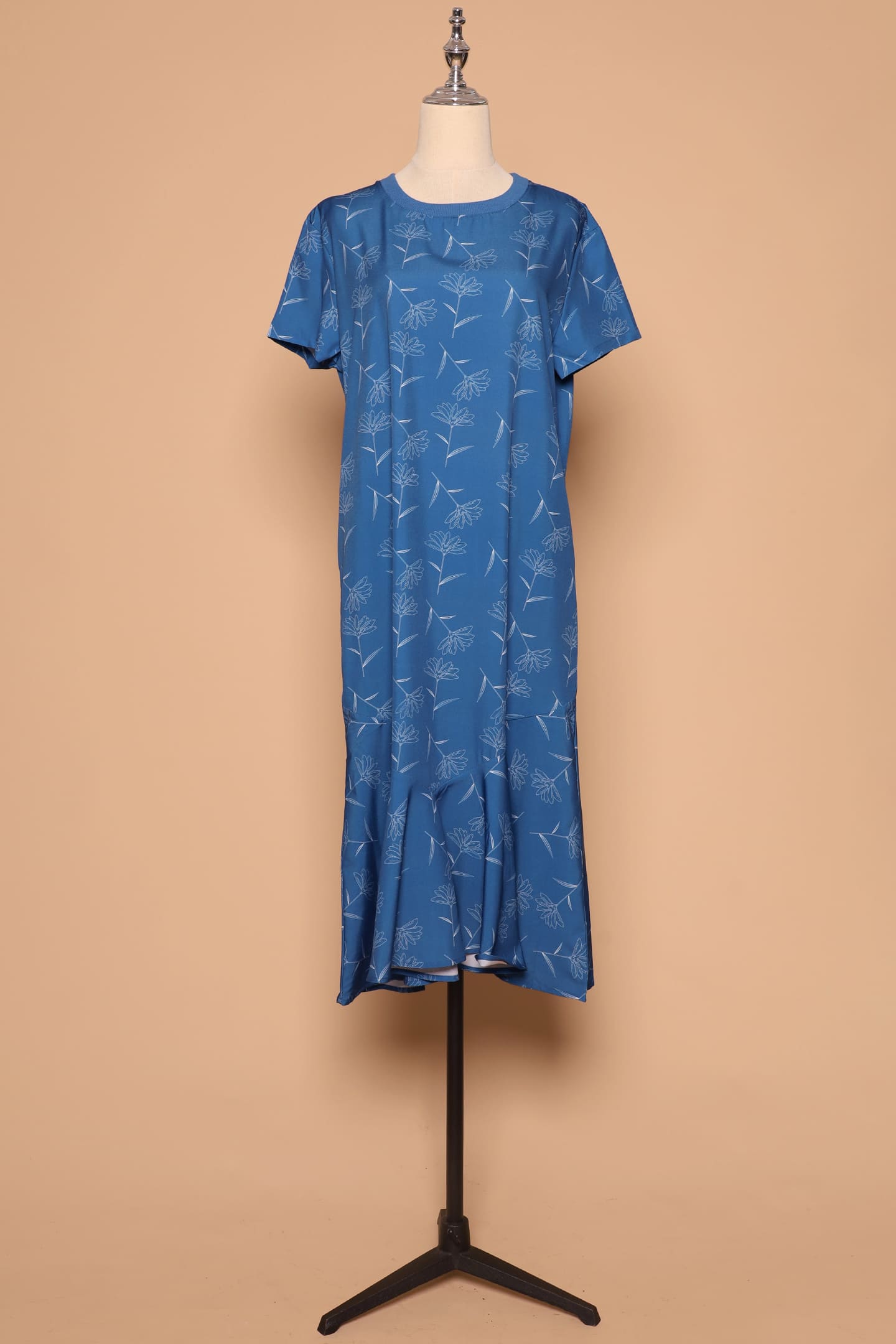 PO - Gisele Dress in Blue Botanic