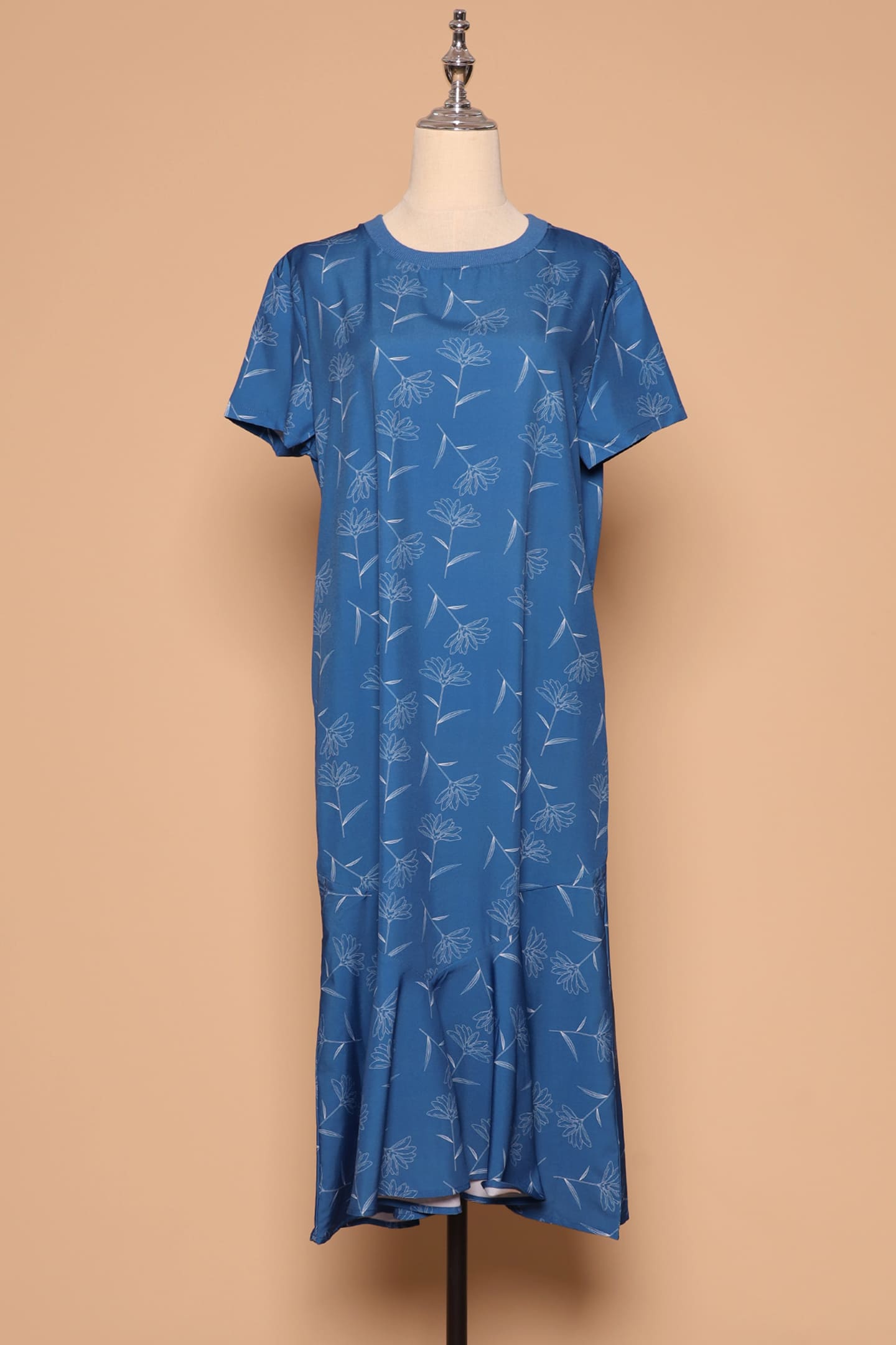 PO - Gisele Dress in Blue Botanic