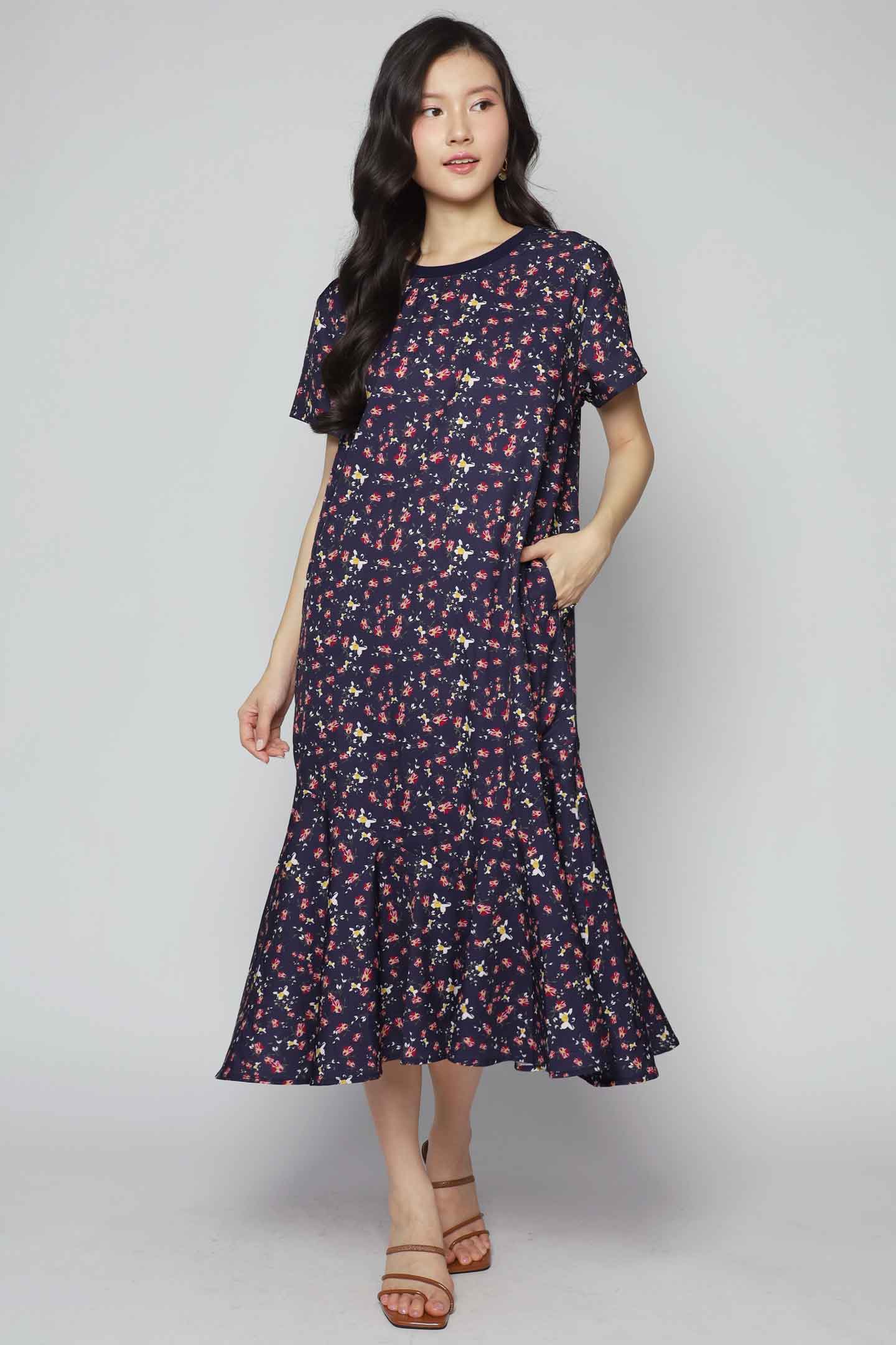 Gisele Dress in Floral Pop