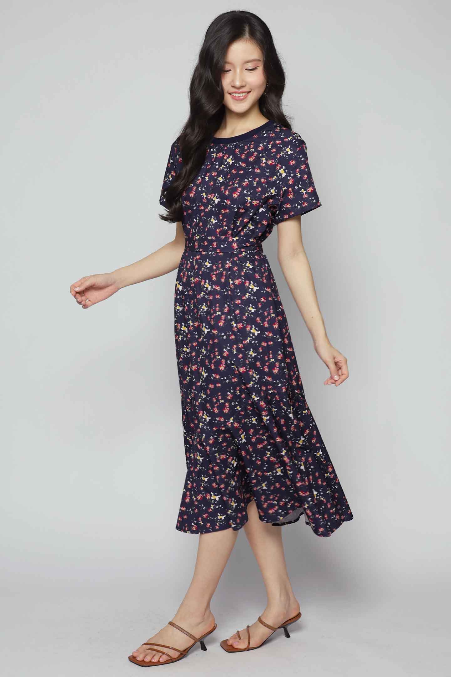 Gisele Dress in Floral Pop