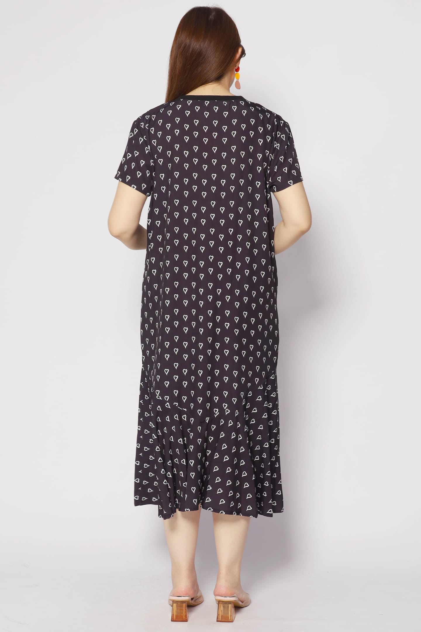 Gisele Dress in Tiny Hearts