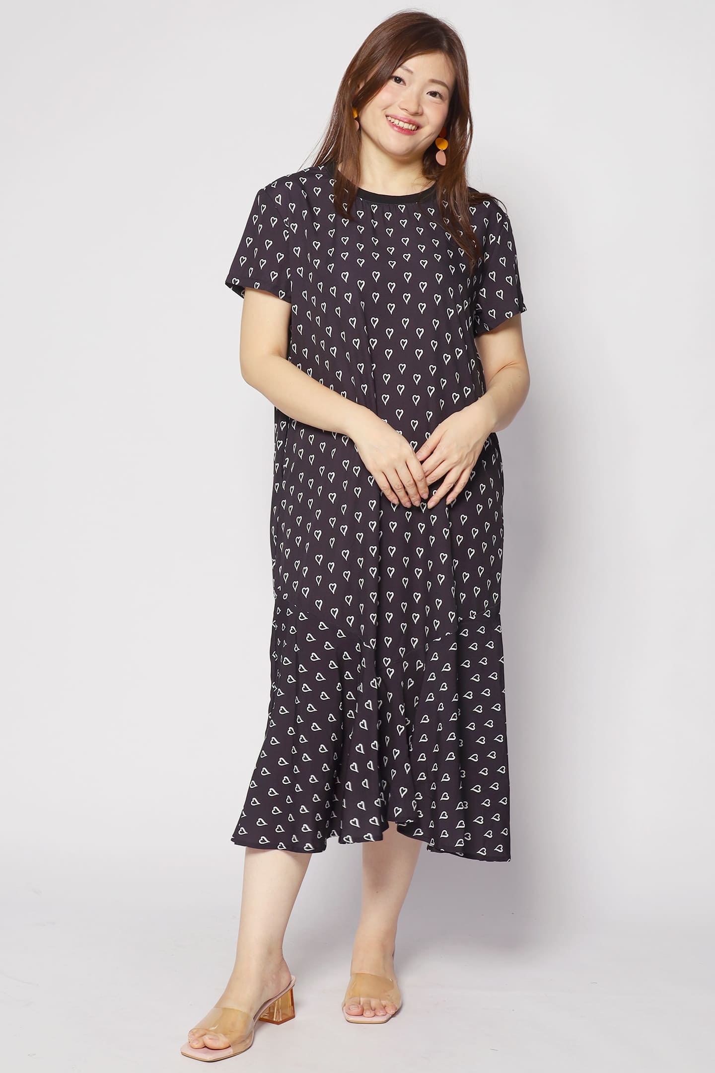 Gisele Dress in Tiny Hearts