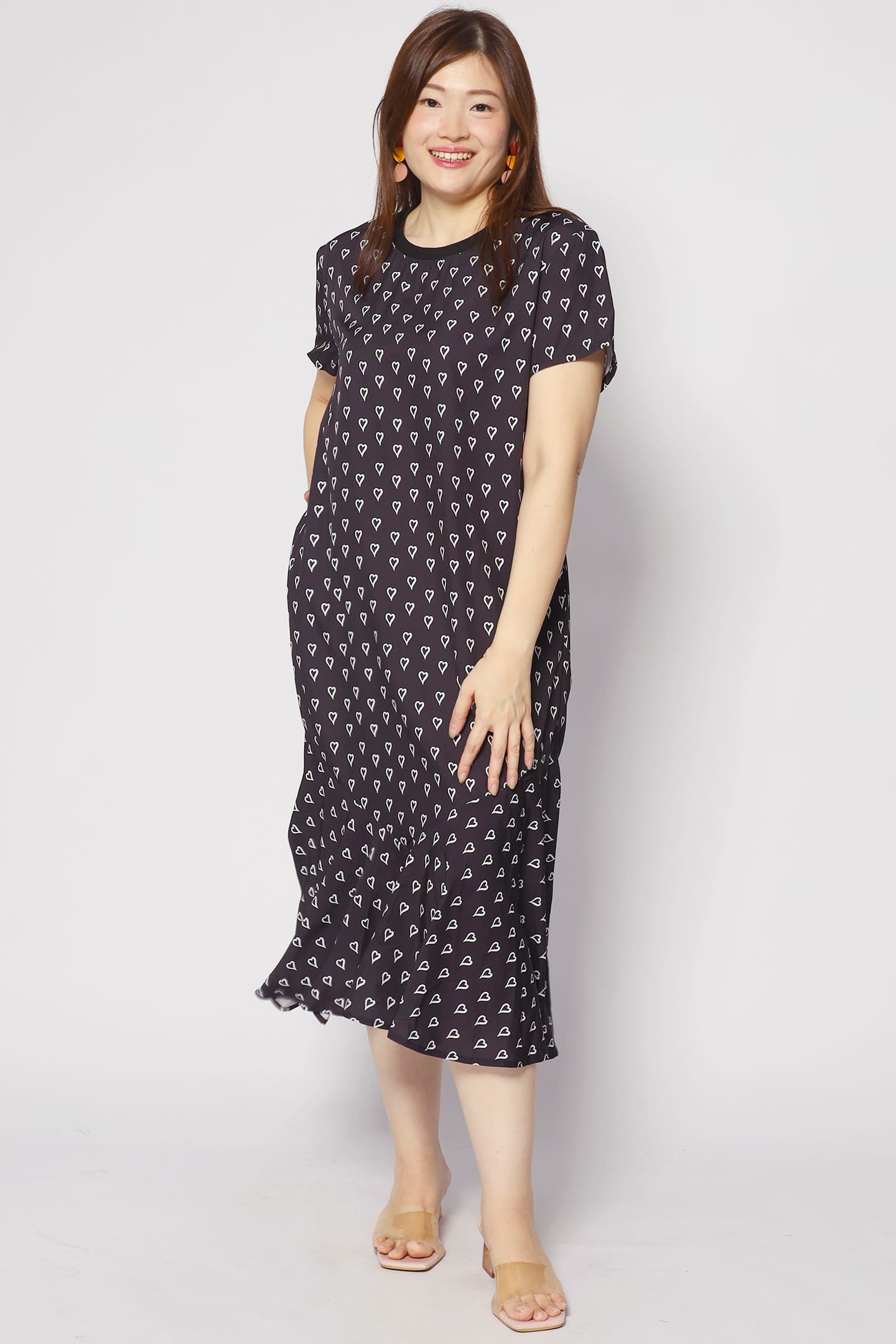 Gisele Dress in Tiny Hearts