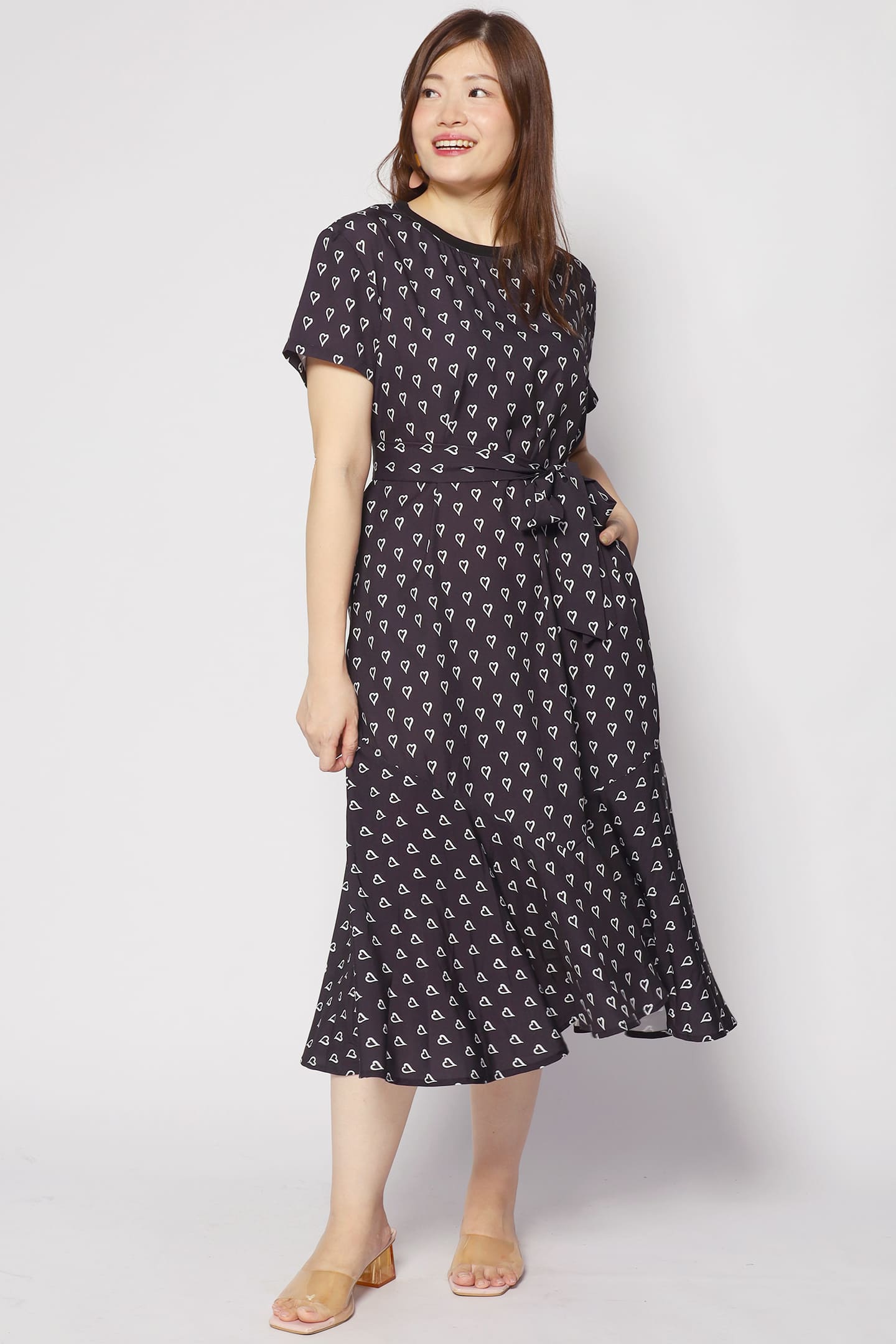 Gisele Dress in Tiny Hearts