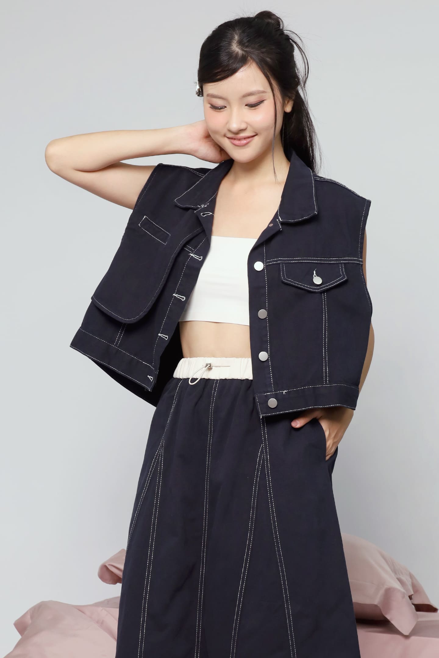 JOY - Glad 2 in 1 Vest and Skirt Set