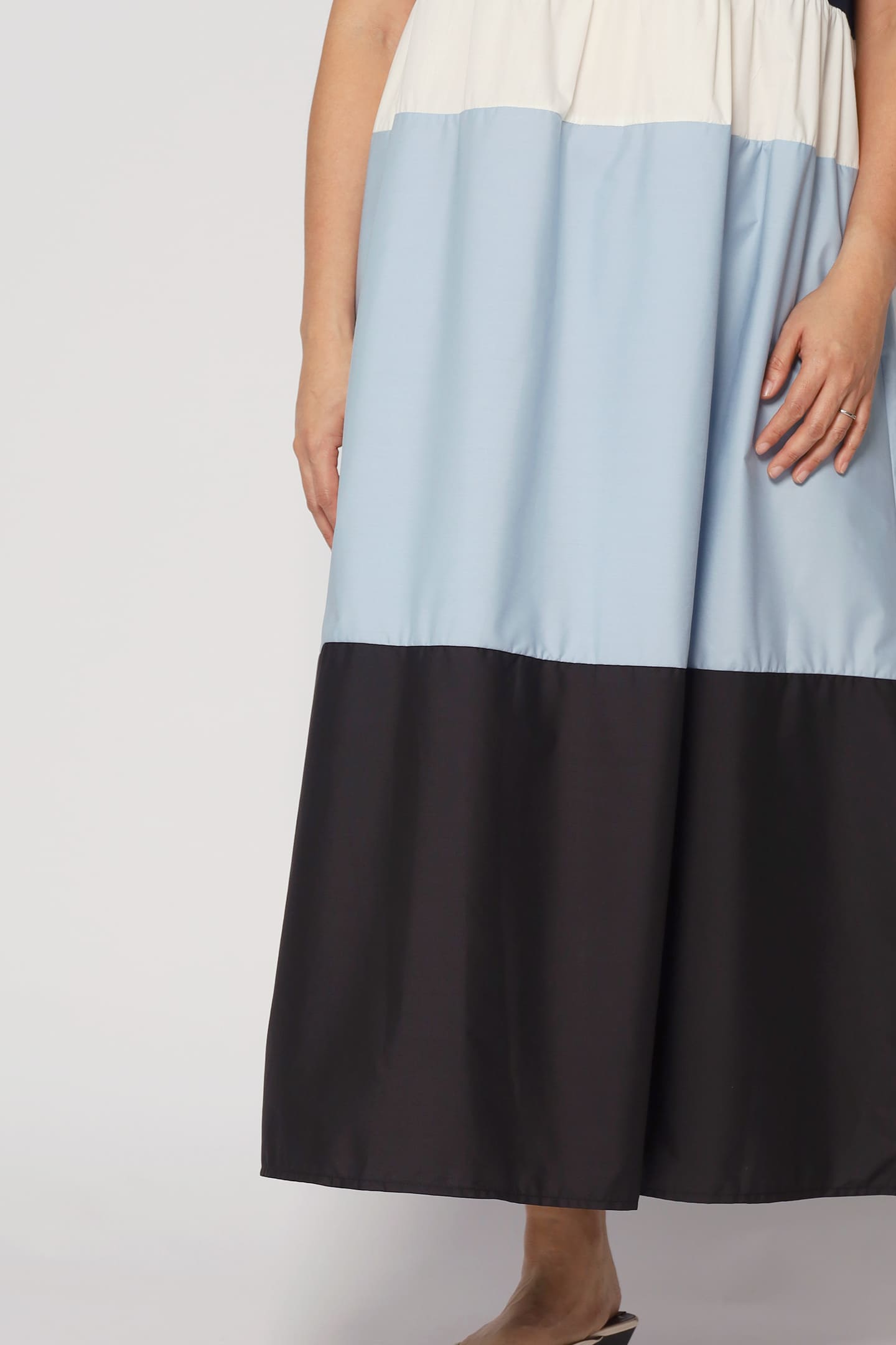 Gracie Colourblock Dress in Blue