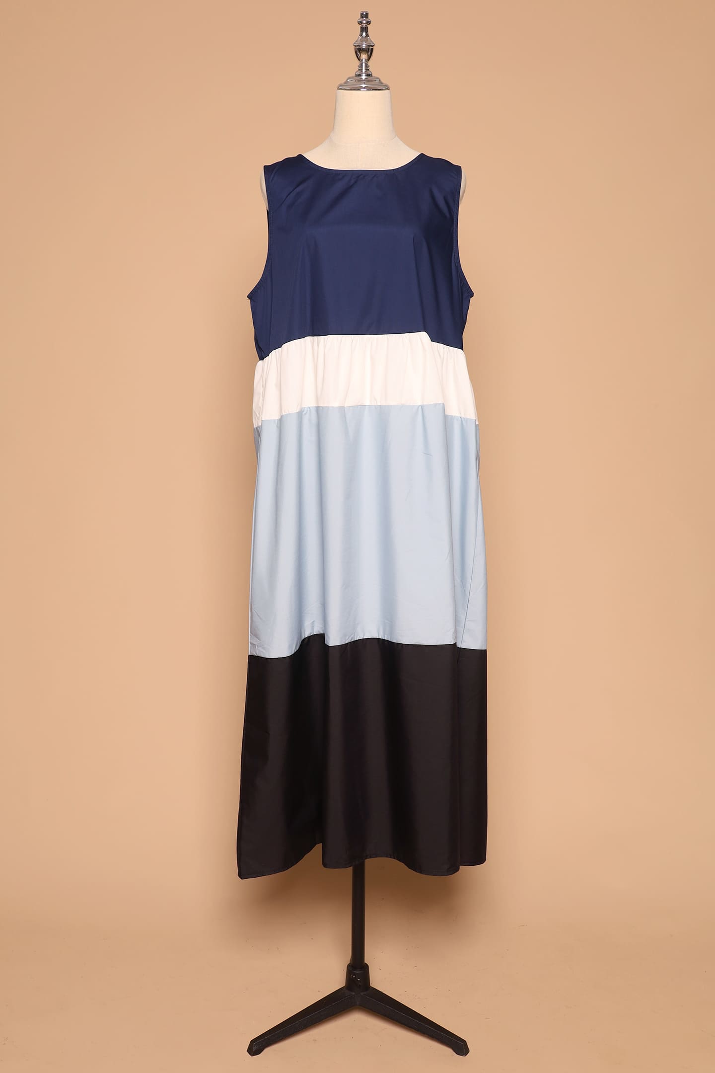 PO - Gracie Colourblock Dress in Blue