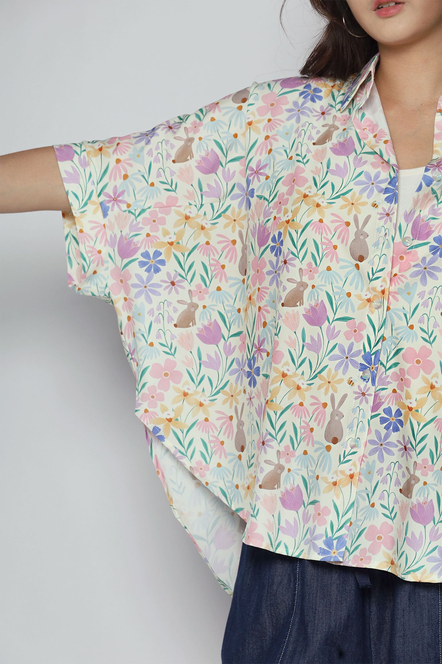 Backorders - Hans Shirt in Bloom Bunny