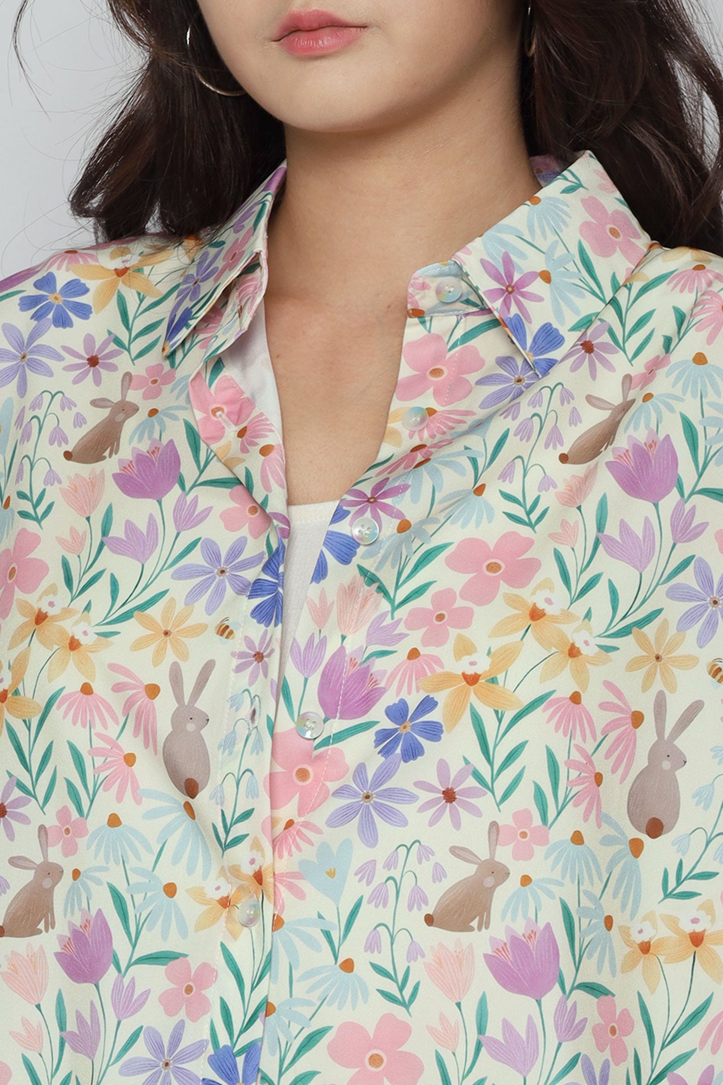 Backorders - Hans Shirt in Bloom Bunny