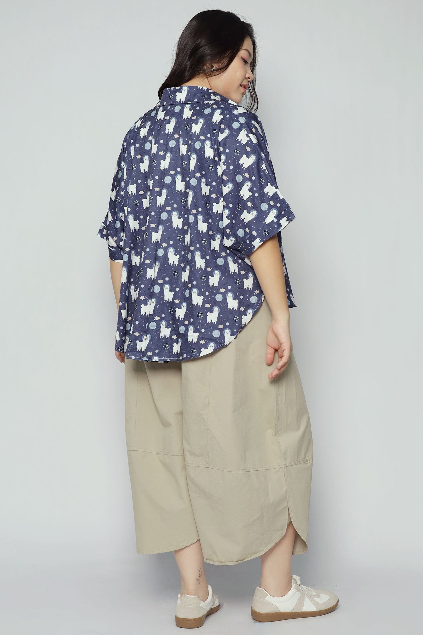 Hans Shirt in Blue Alpaca Land