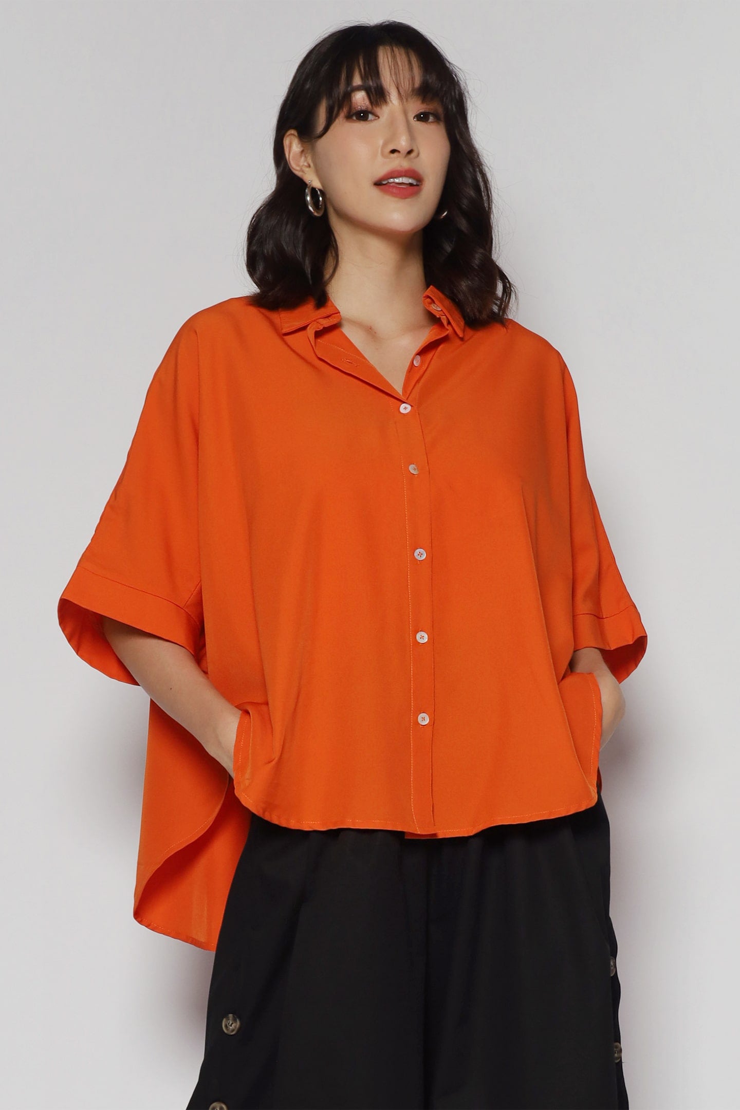 Hans Shirt in Burnt Orange