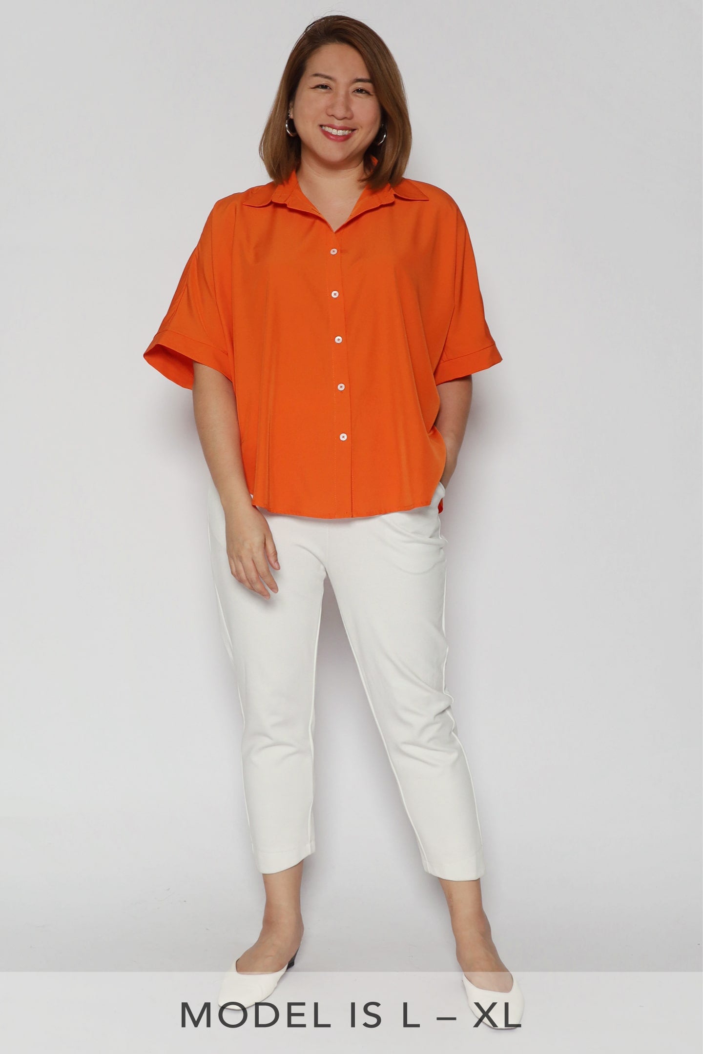 Hans Shirt in Burnt Orange