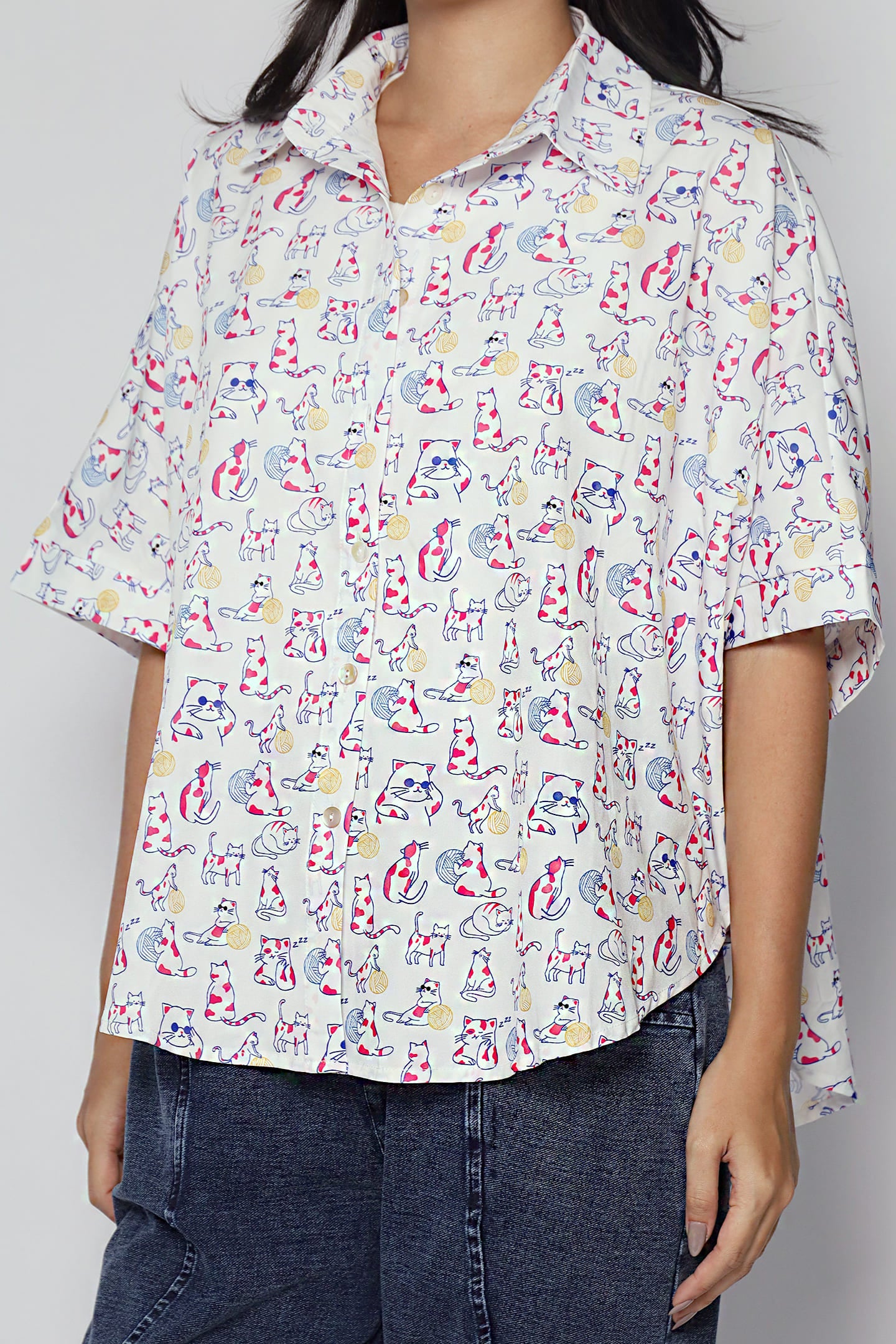 Hans Shirt in Cool Cat