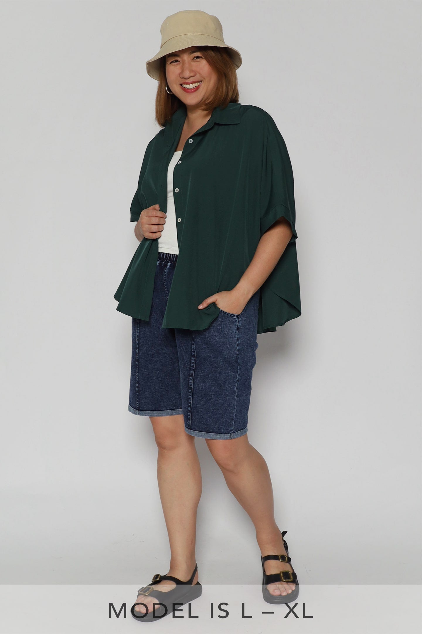 Hans Shirt in Emerald Green