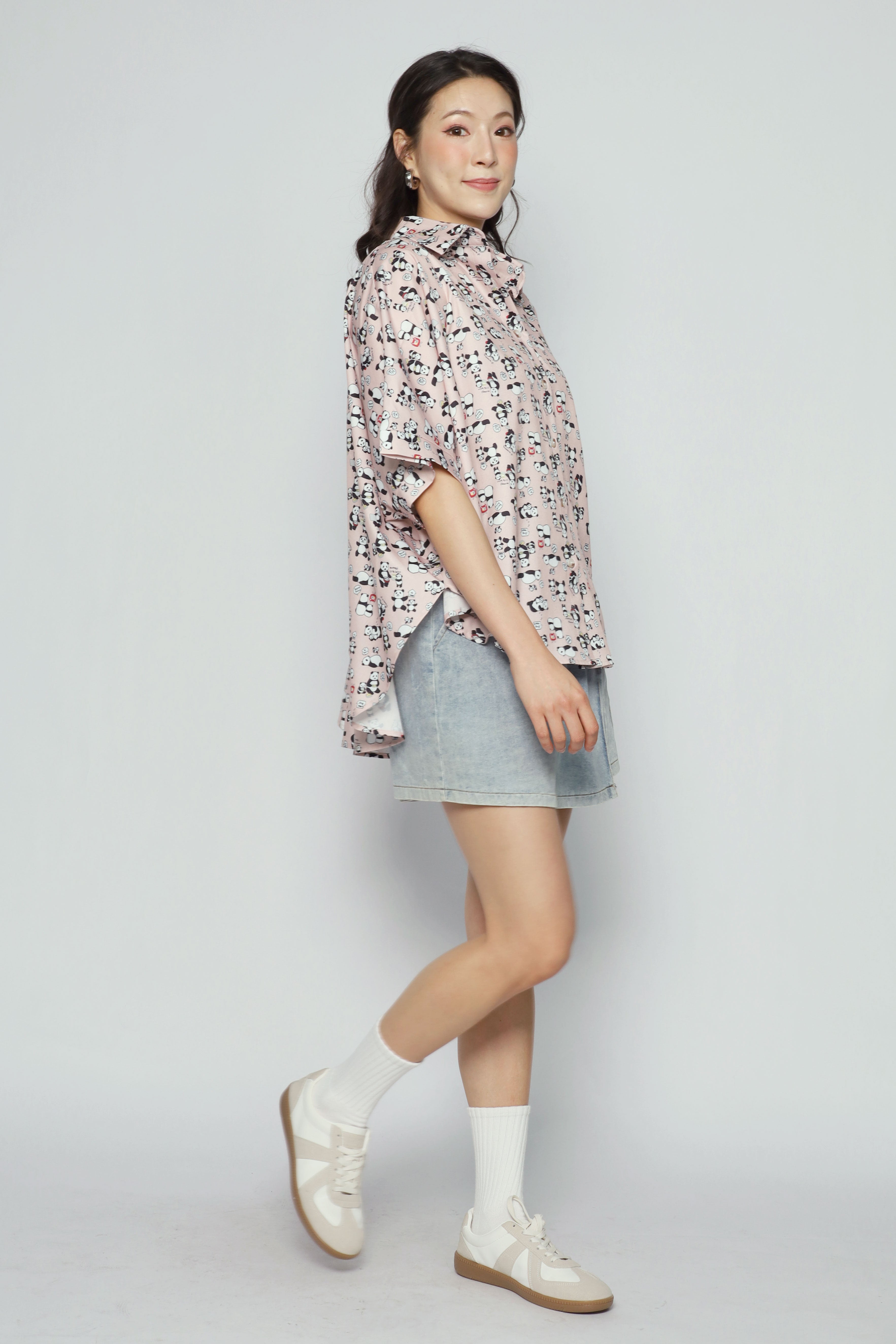 Hans Shirt in Pink Panda