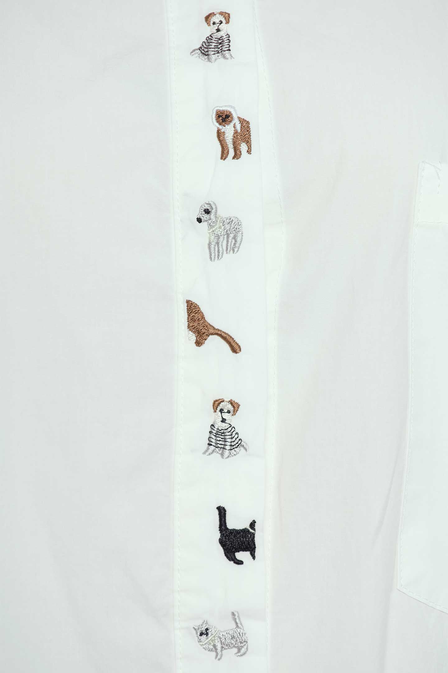 Backorders Happy Dog Days Embroidered Top