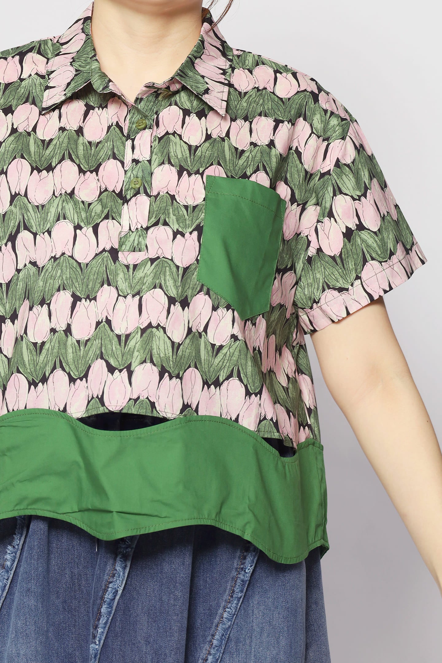 Harnie Top in Tulip Print