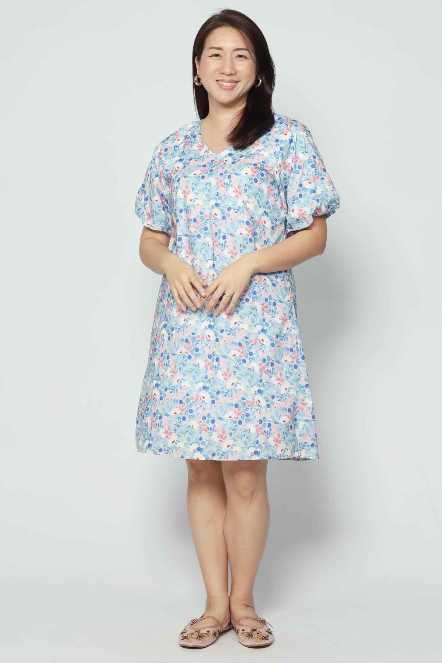 Haru Dress in Lunar Blossom