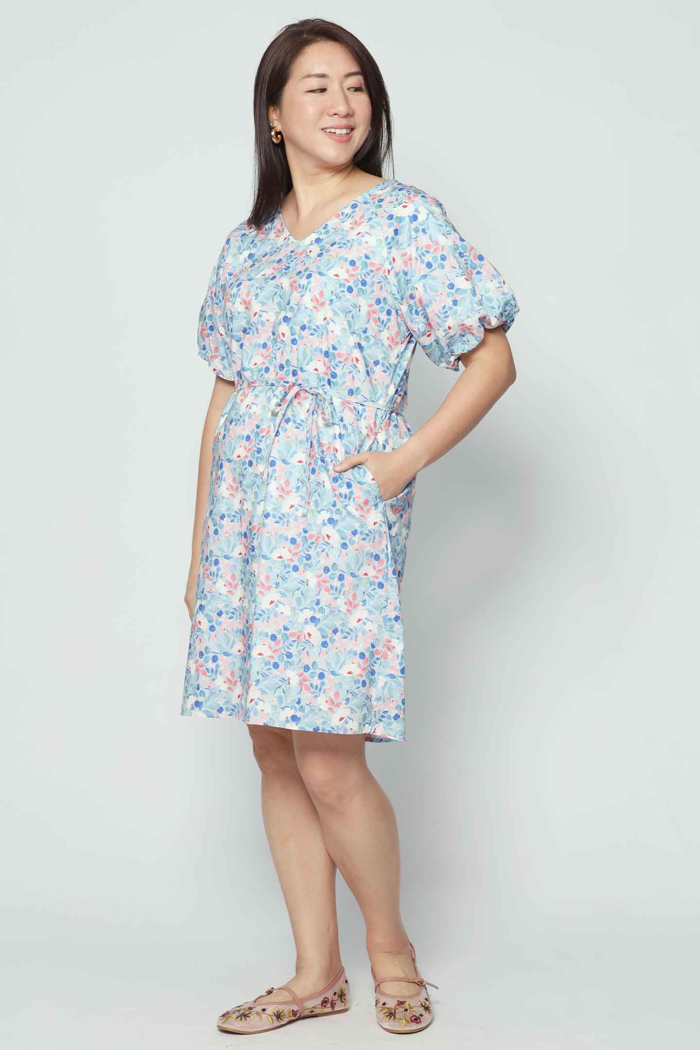 Haru Dress in Lunar Blossom