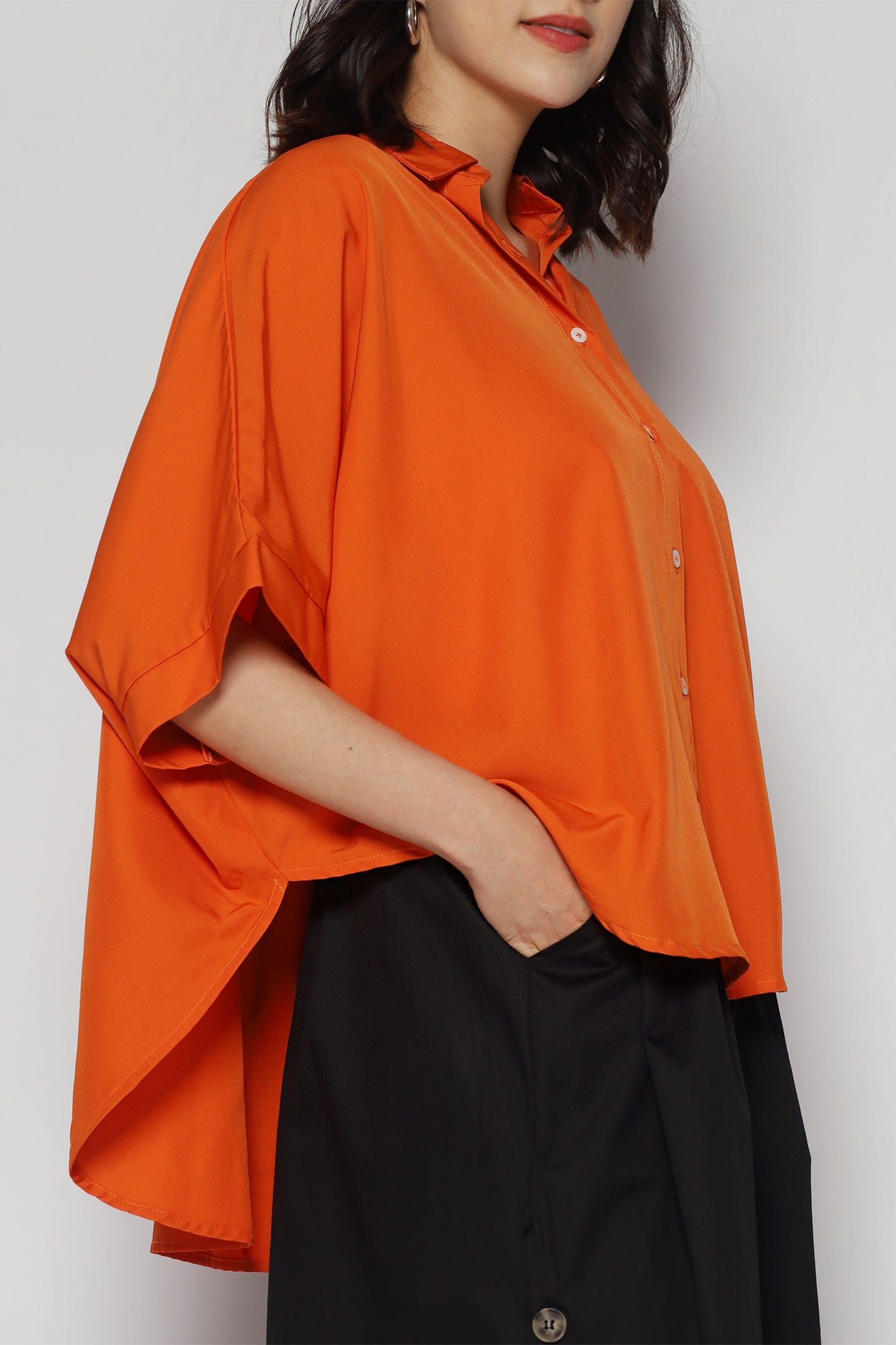Hans Shirt in Burnt Orange