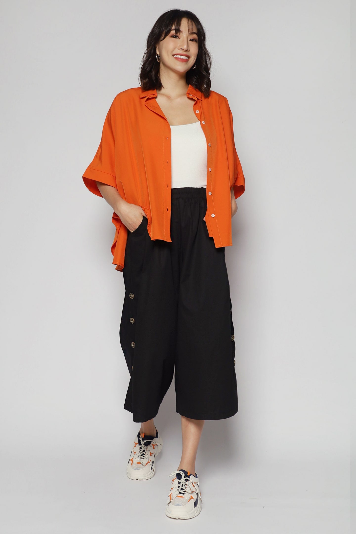 Hans Shirt in Burnt Orange