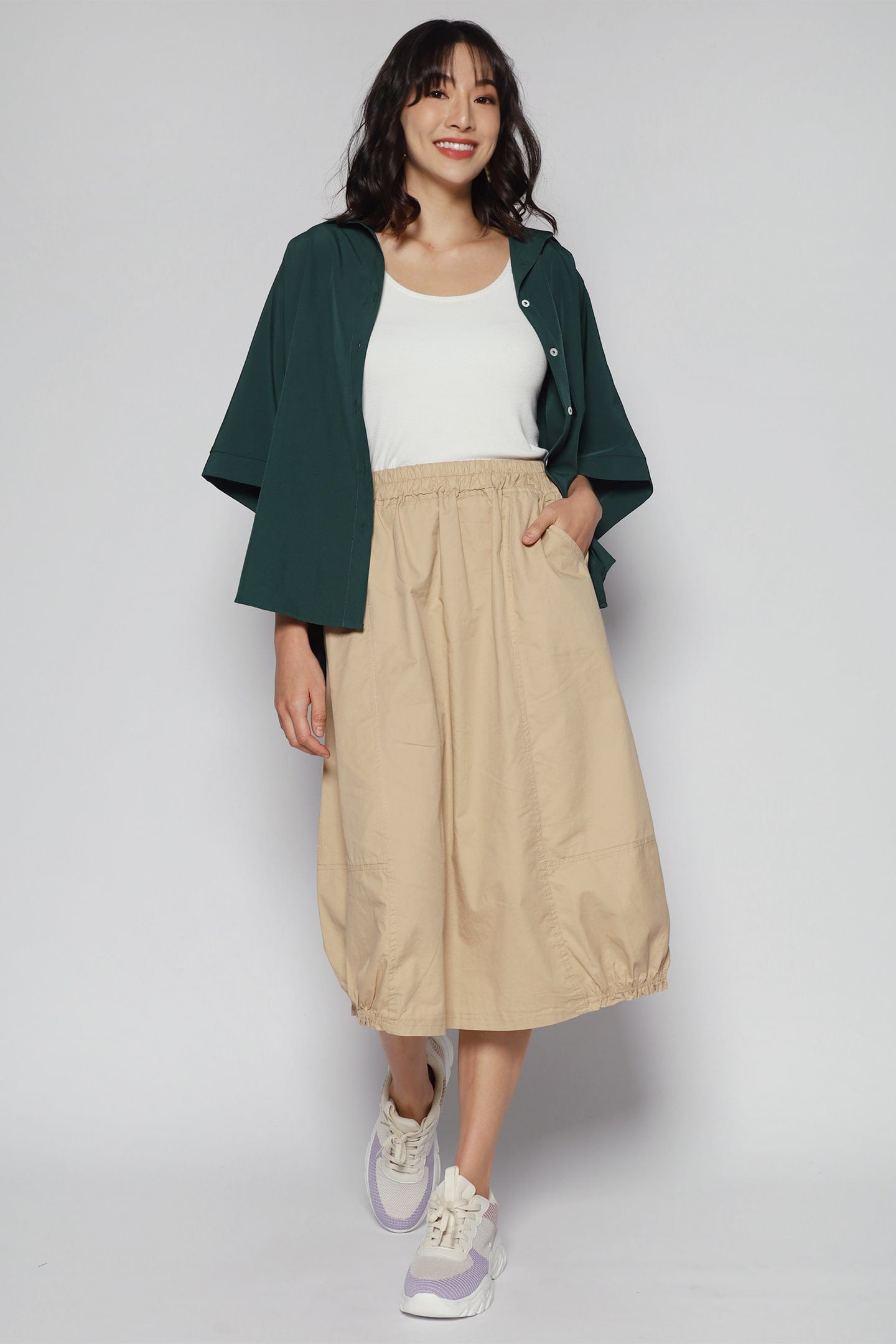 Hans Shirt in Emerald Green