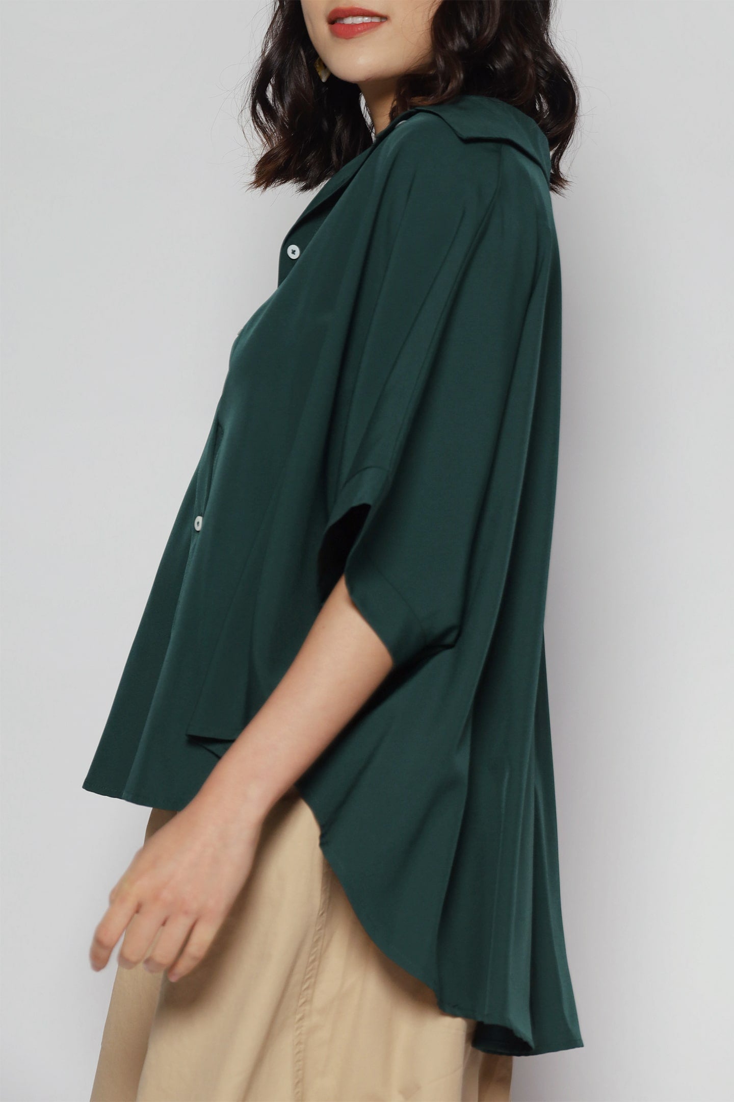 Hans Shirt in Emerald Green