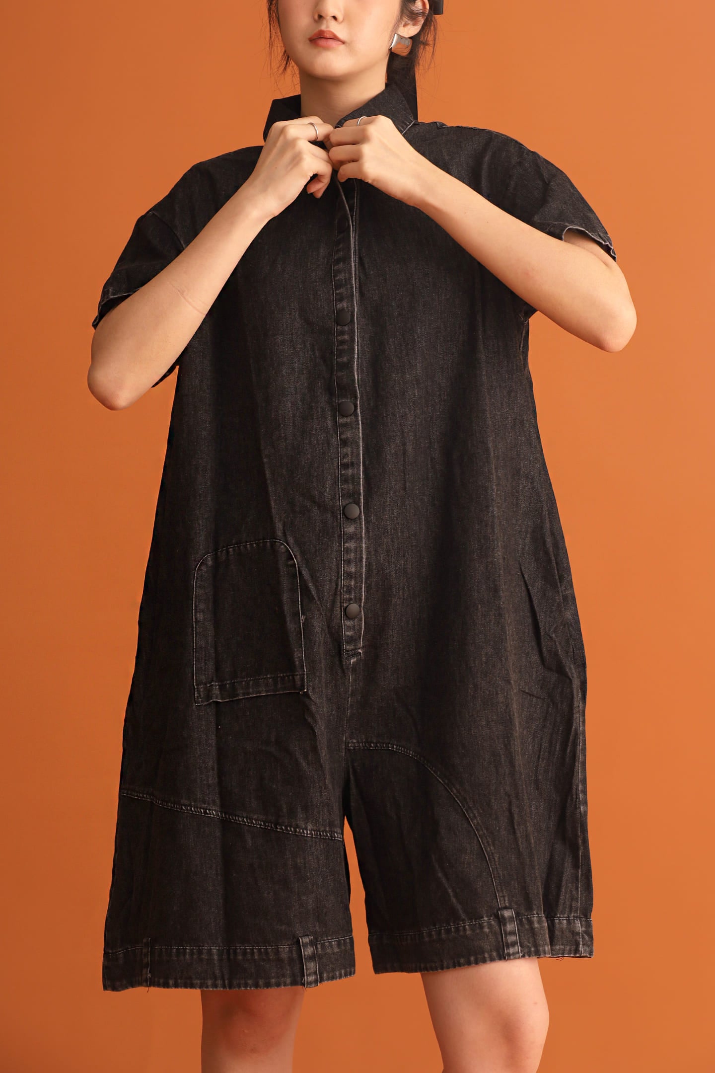 CHOSEN - The Highlight Denim Playsuit