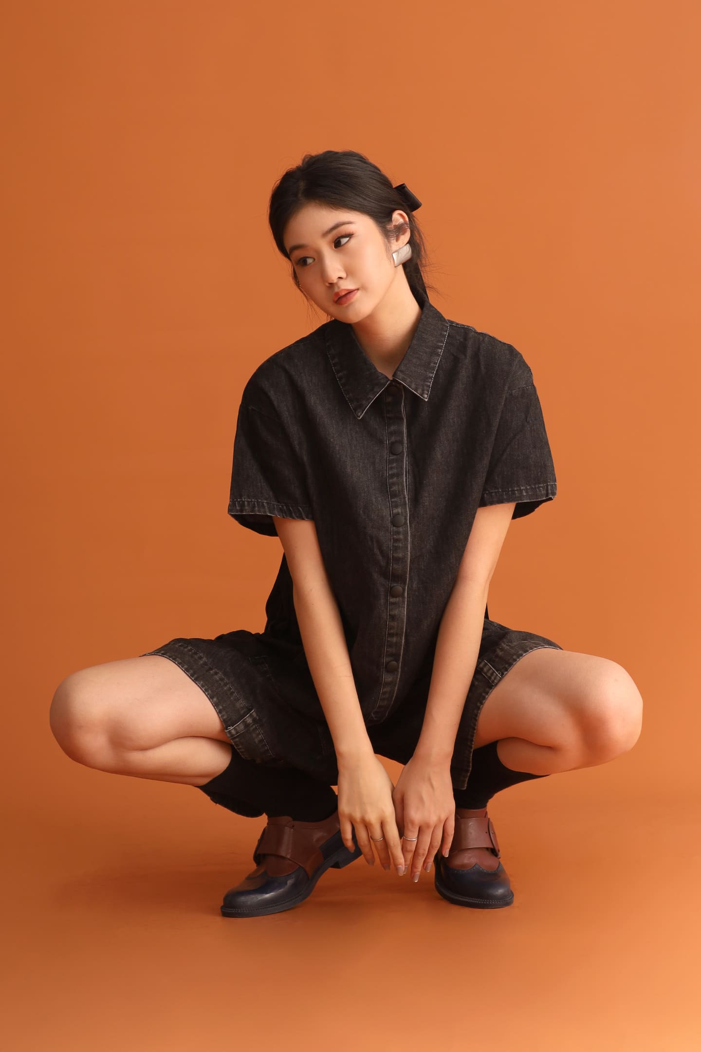 CHOSEN - The Highlight Denim Playsuit